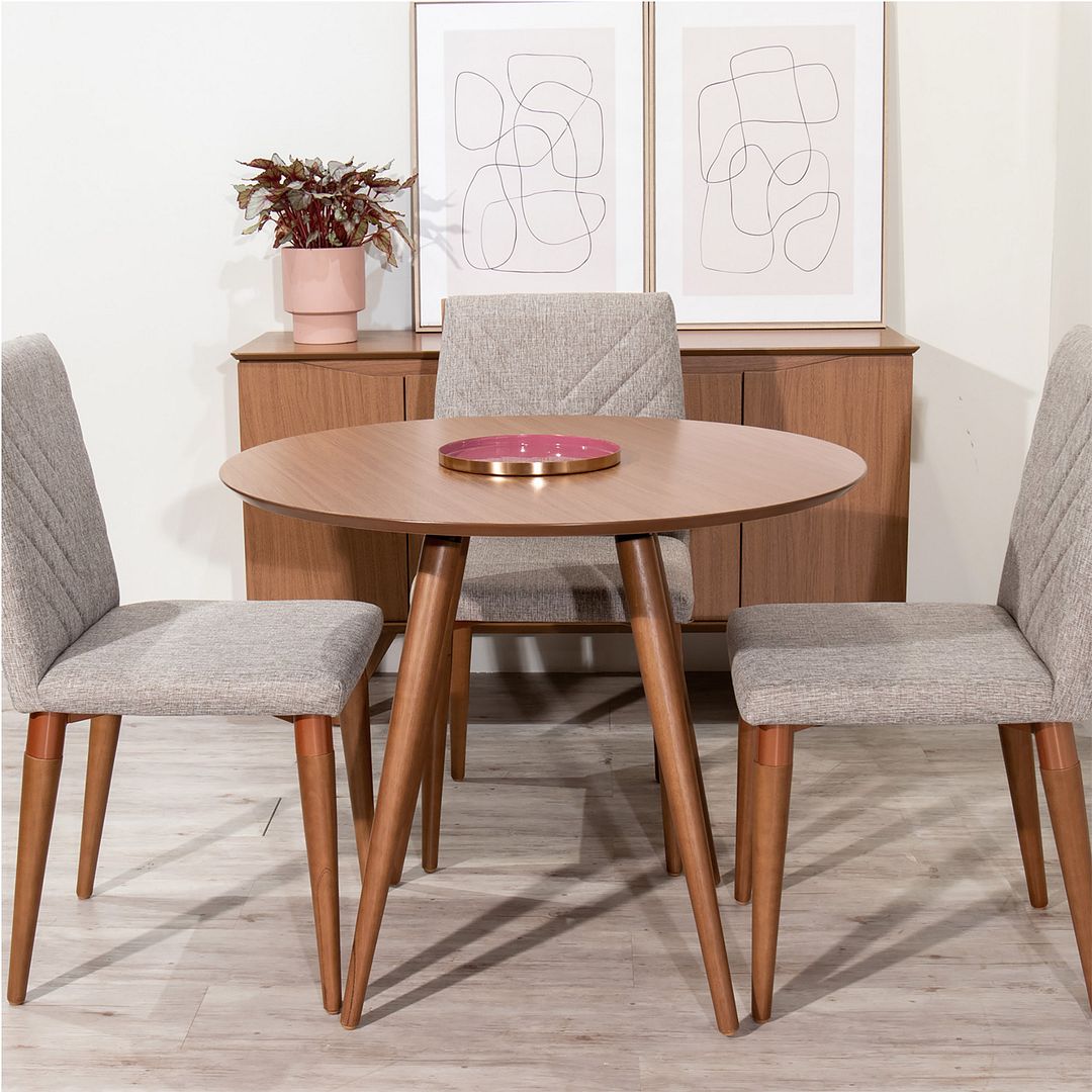 Athena 35.43" Round Dining Table - East Shore Modern Home Furnishings