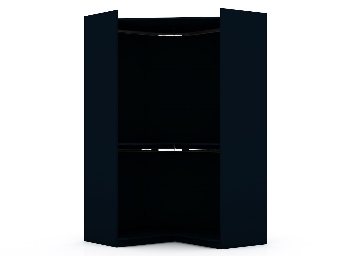 Mulberry Open Corner Closet