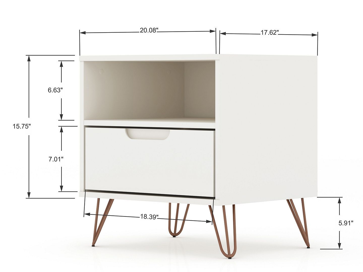 Rockefeller 4-Piece Full Open Closet Wardrobe