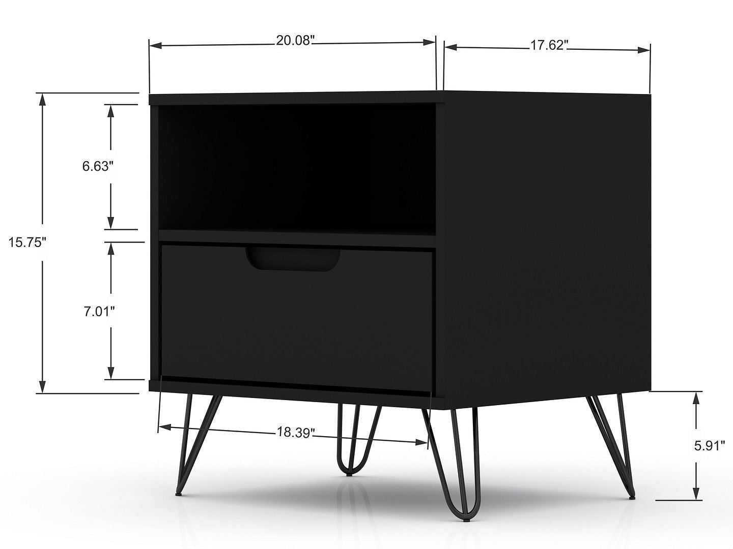 Rockefeller 4-Piece Full Open Closet Wardrobe