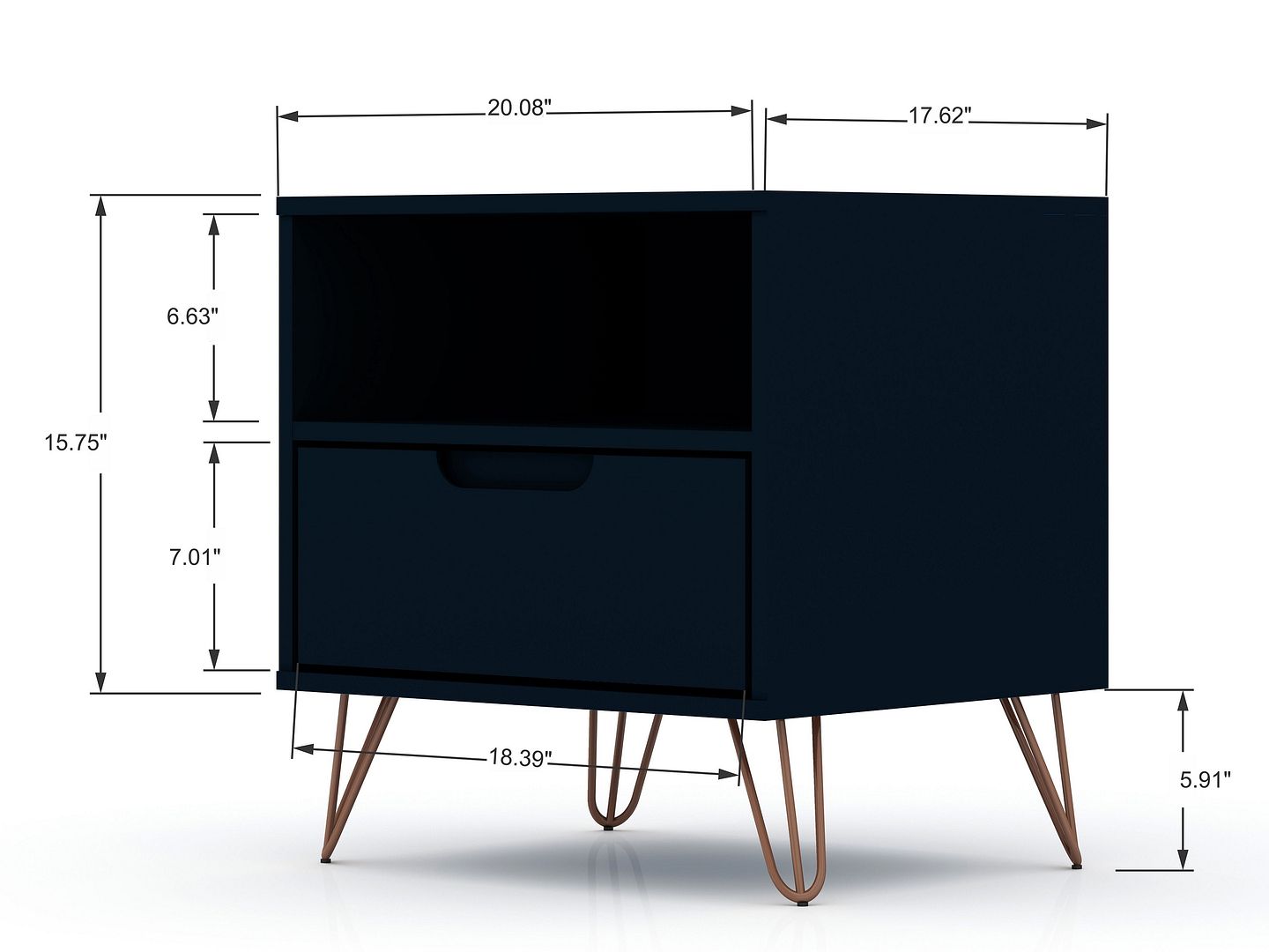 Rockefeller 4-Piece Full Open Closet Wardrobe