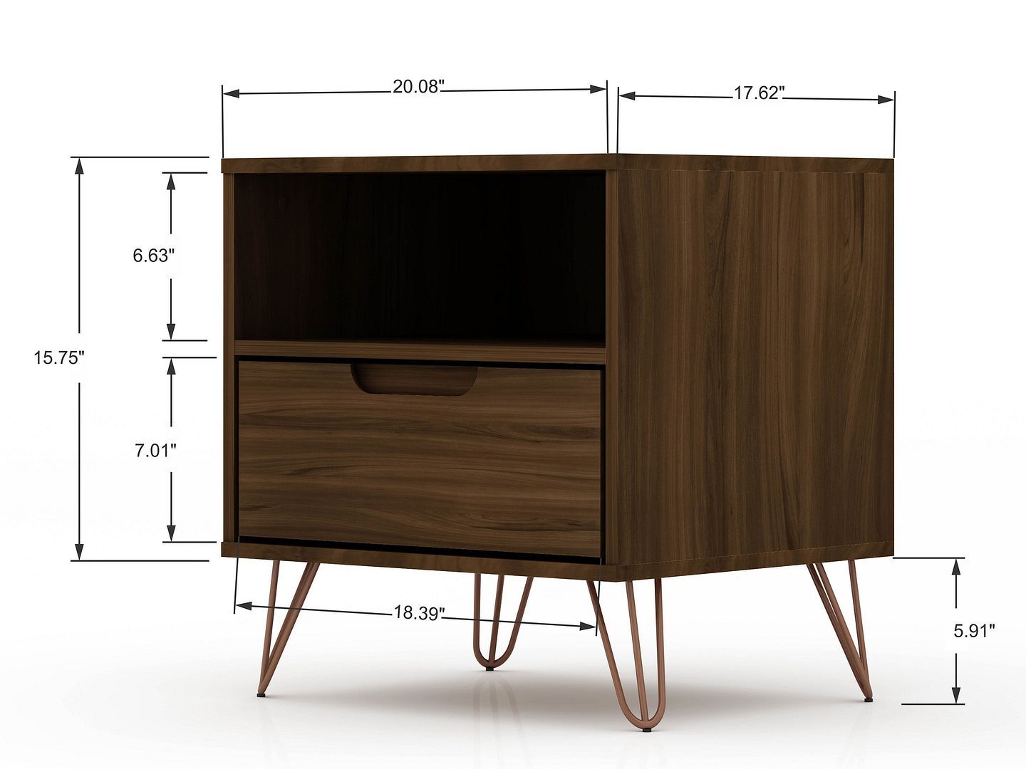 Rockefeller 4-Piece Full Open Closet Wardrobe