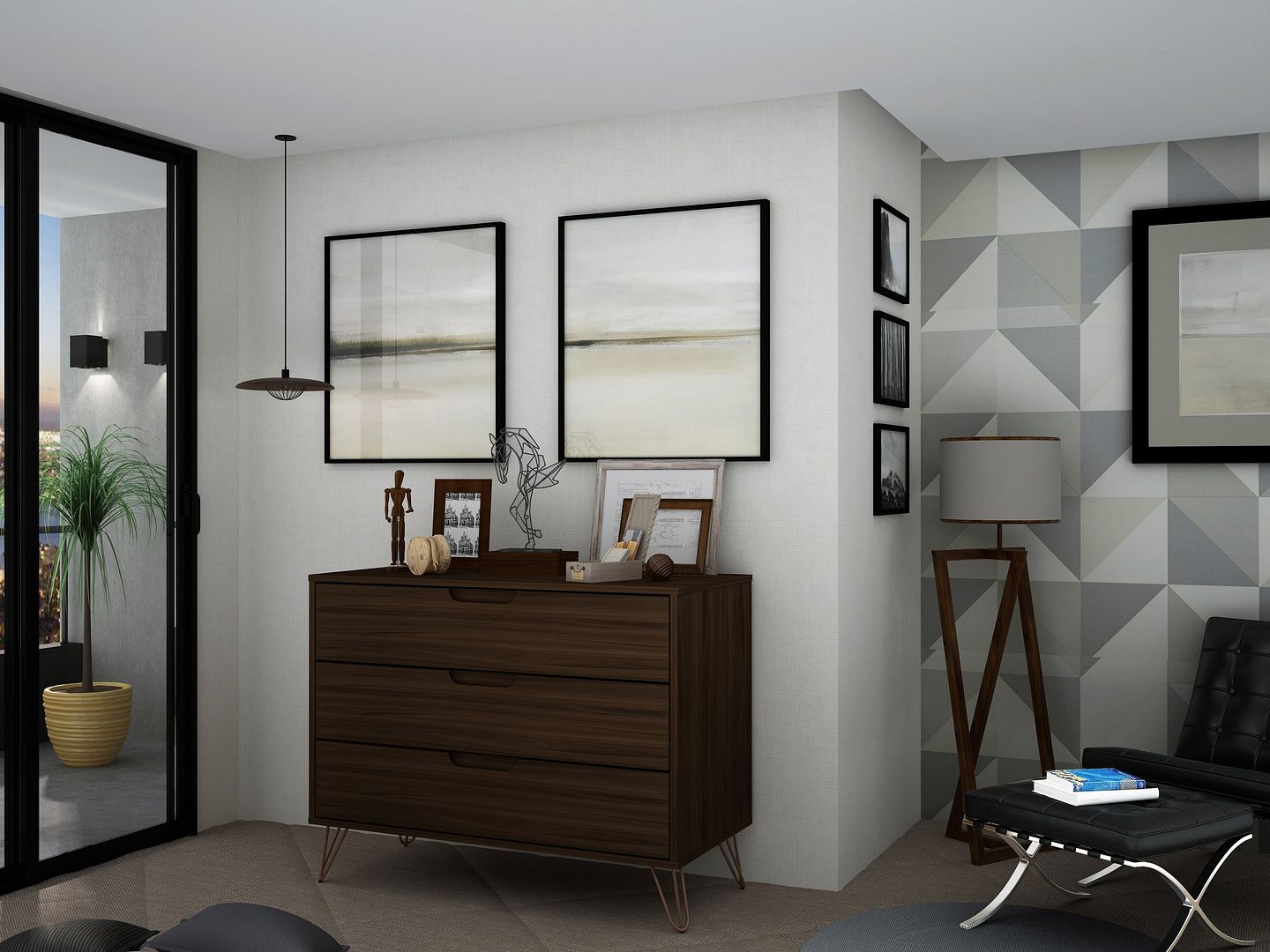 Rockefeller 4-Piece Full Open Closet Wardrobe