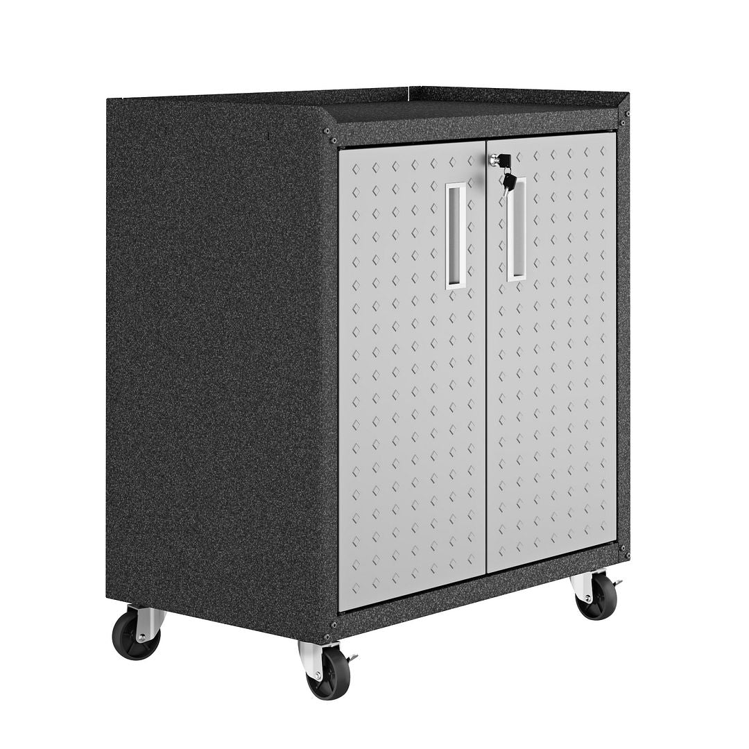 3-Piece Fortress Mobile Garage Cabinet and Worktable 1.0