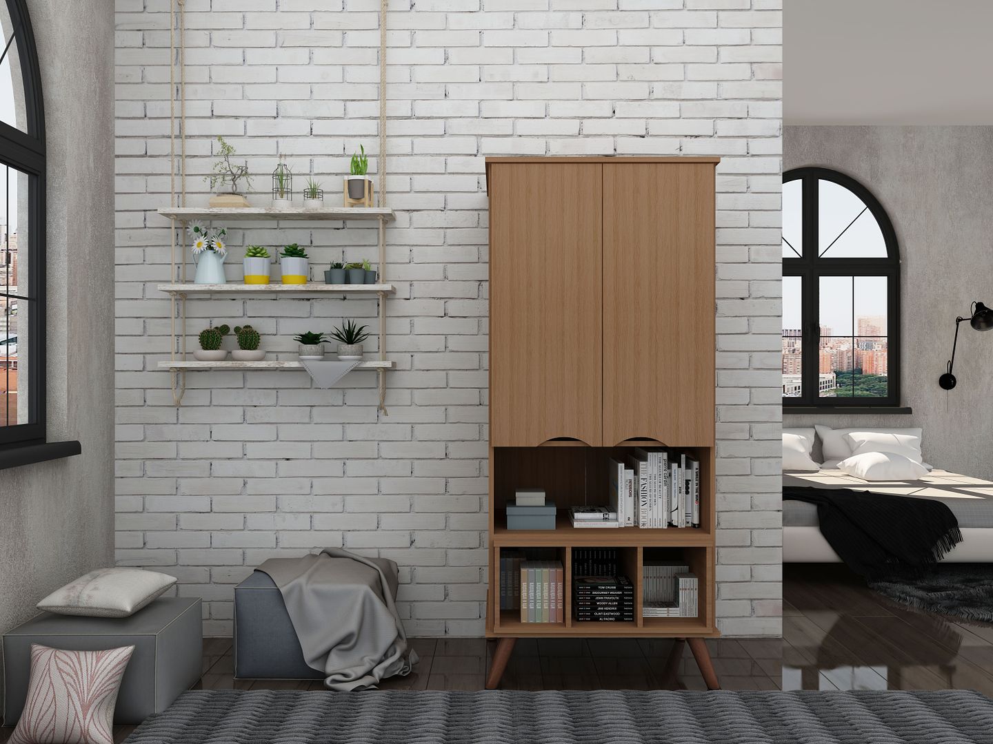 Hampton 26.77" Display Cabinet - East Shore Modern Home Furnishings