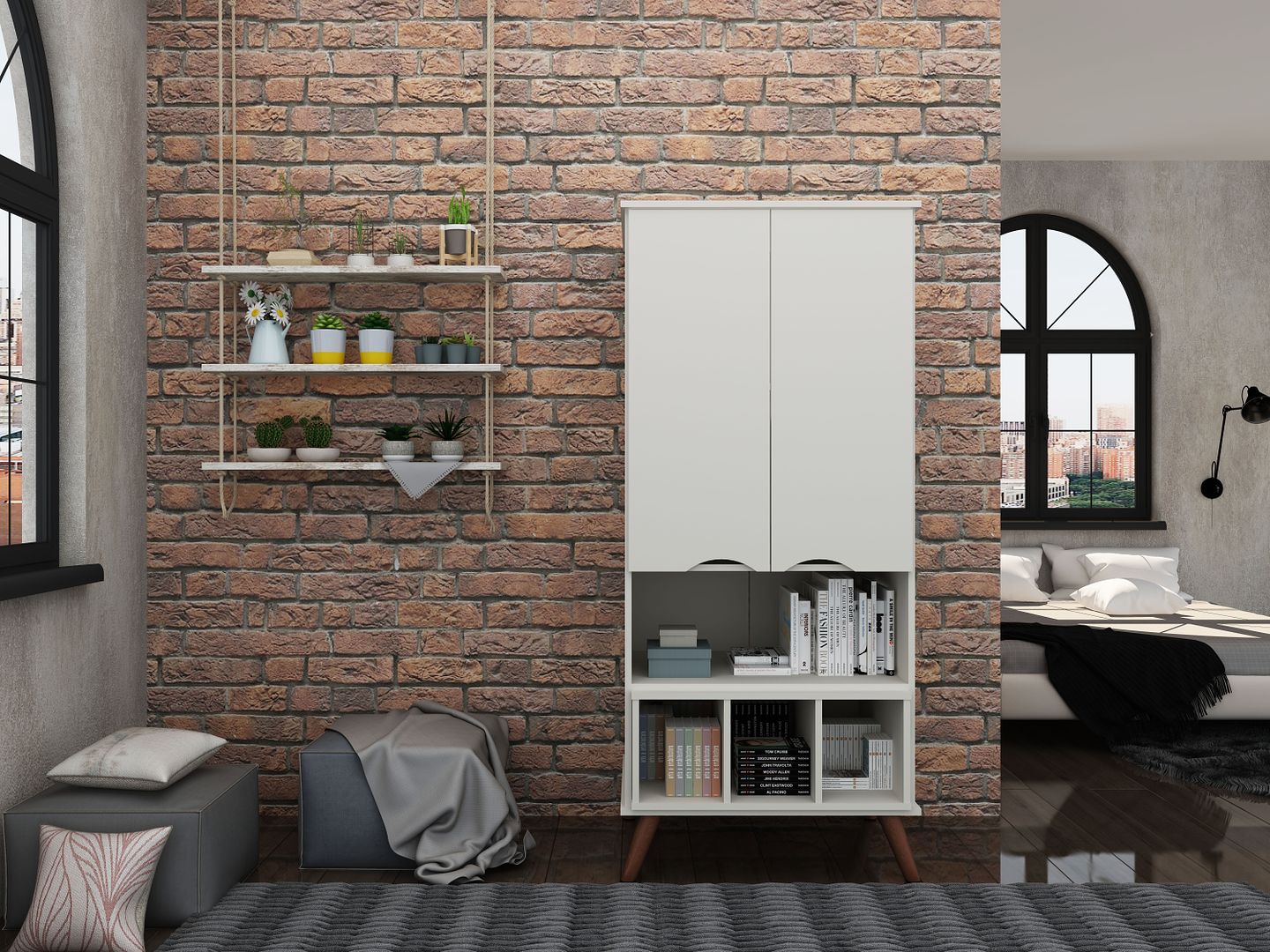 Hampton 26.77" Display Cabinet - East Shore Modern Home Furnishings