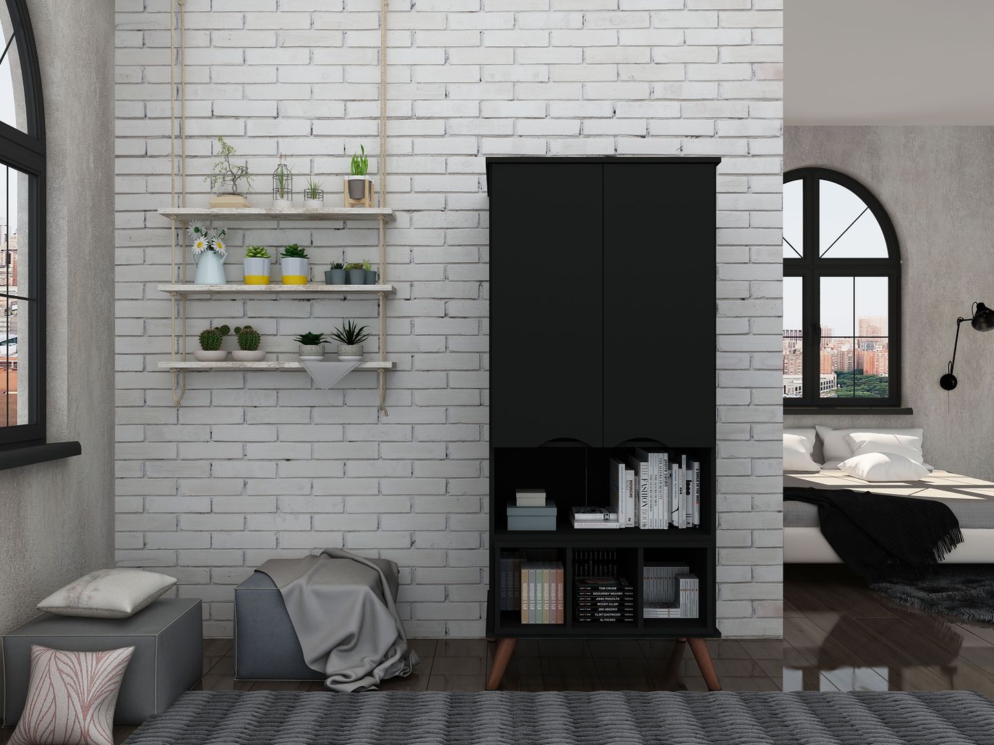 Hampton 26.77" Display Cabinet - East Shore Modern Home Furnishings