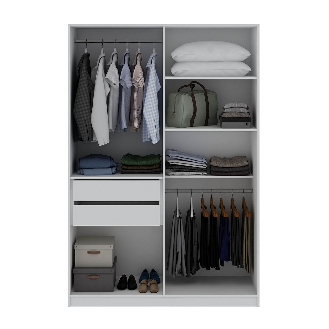 Gramercy 2-Section Wardrobe Closet