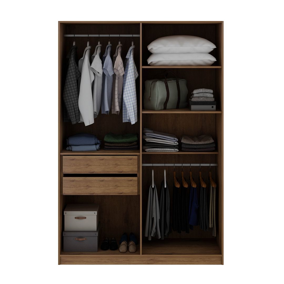 Gramercy 2-Section Wardrobe Closet