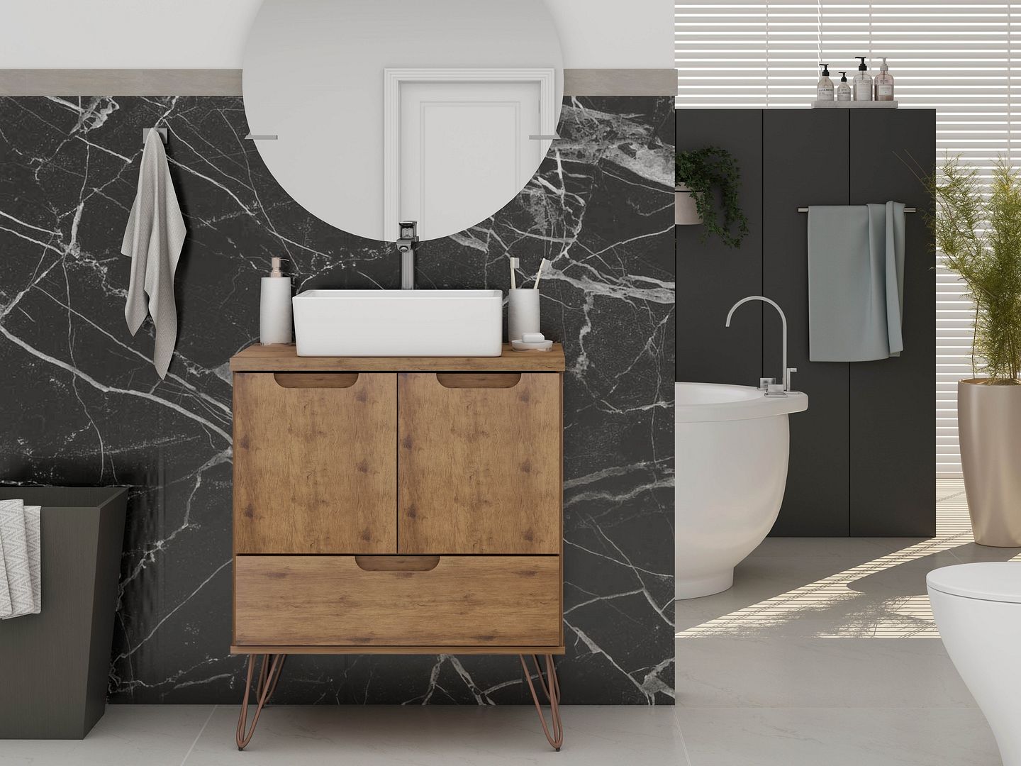 Rockefeller 26.38 Bathroom Vanity Sink 1.0 - East Shore Modern Home Furnishings