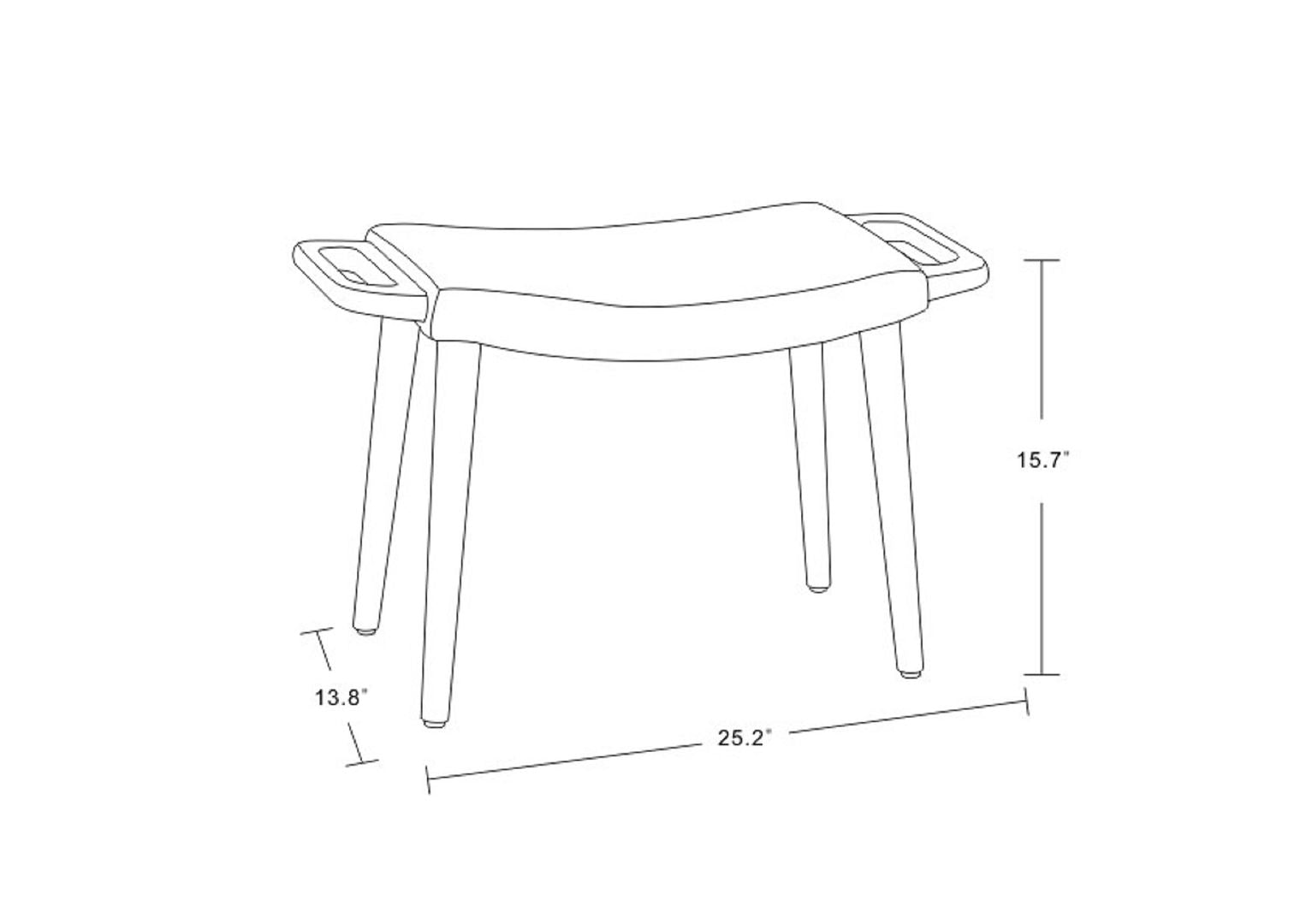 Bradley Accent Chair and Ottoman - East Shore Modern Home Furnishings