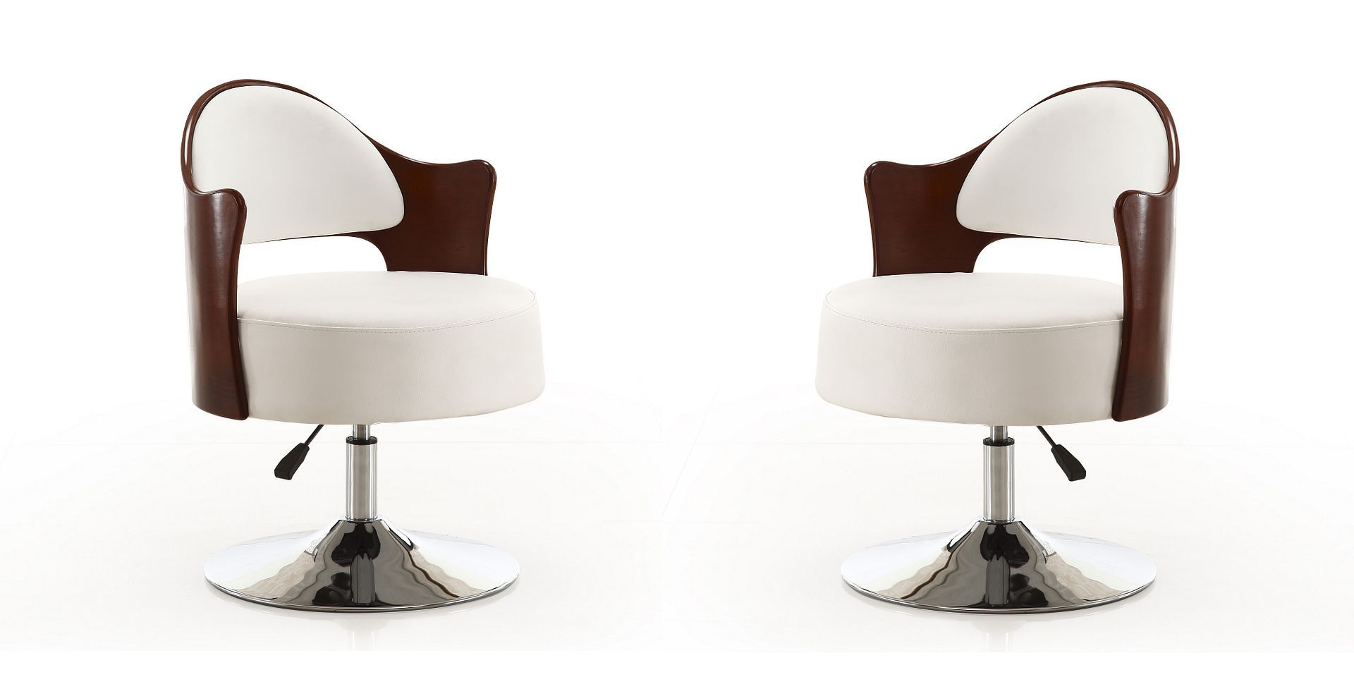 Bopper Adjustable Height Swivel Accent Chair - Set of 2