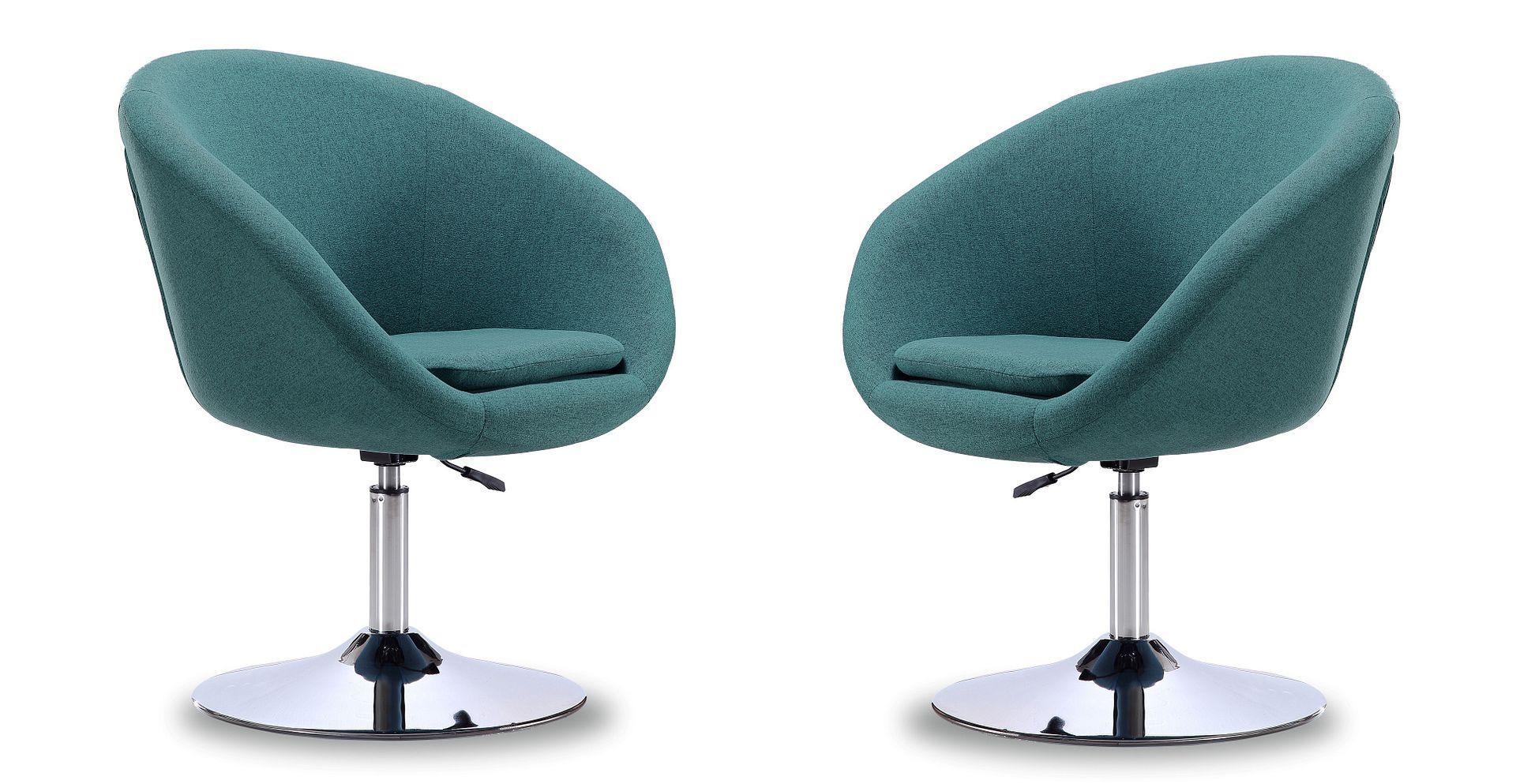 Hopper Swivel Adjustable Height Chair - Set of 2 - East Shore Modern Home Furnishings