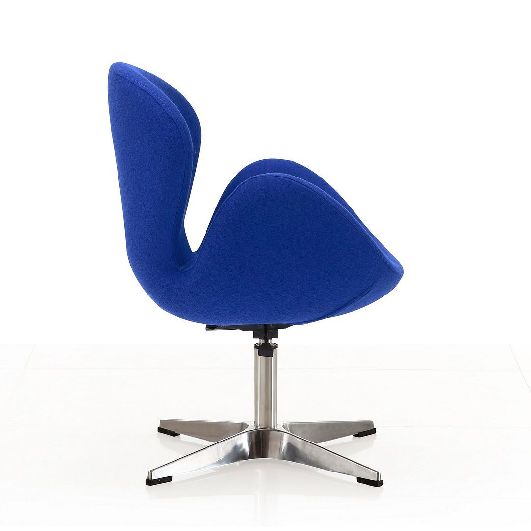 Raspberry Adjustable Swivel Accent Chair - Set of 2