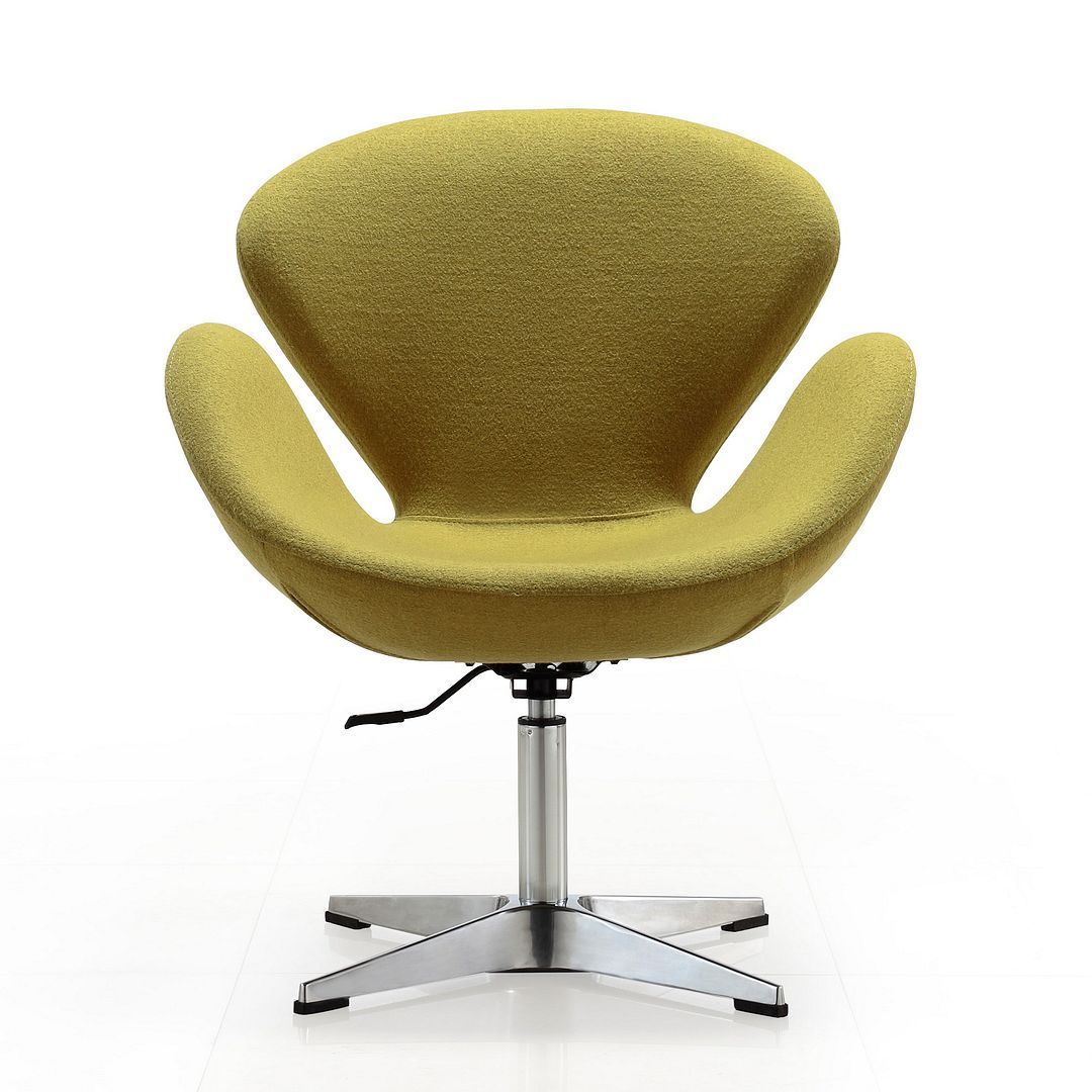 Raspberry Adjustable Swivel Accent Chair - Set of 2
