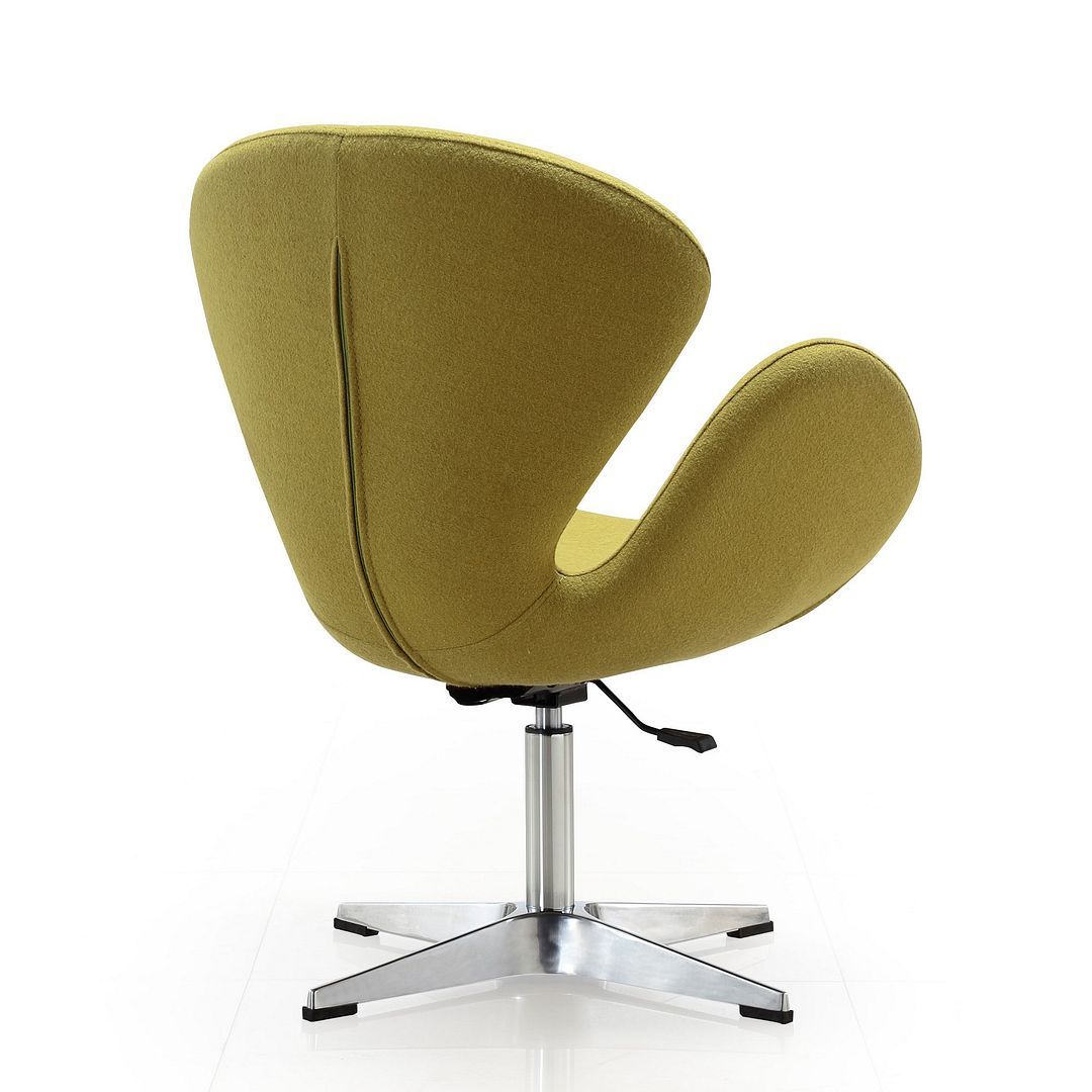 Raspberry Adjustable Swivel Accent Chair - Set of 2