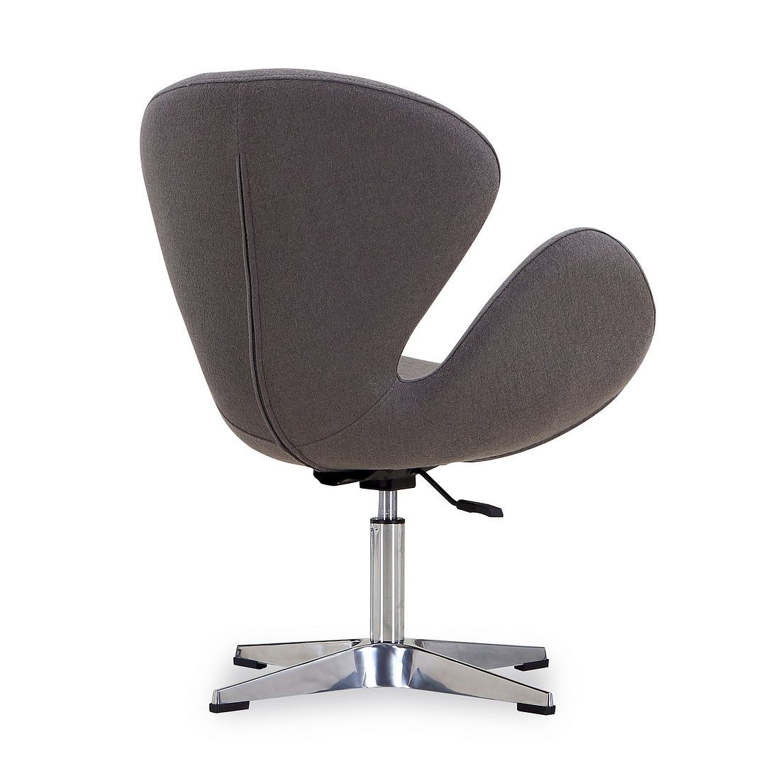 Raspberry Adjustable Swivel Accent Chair - Set of 2