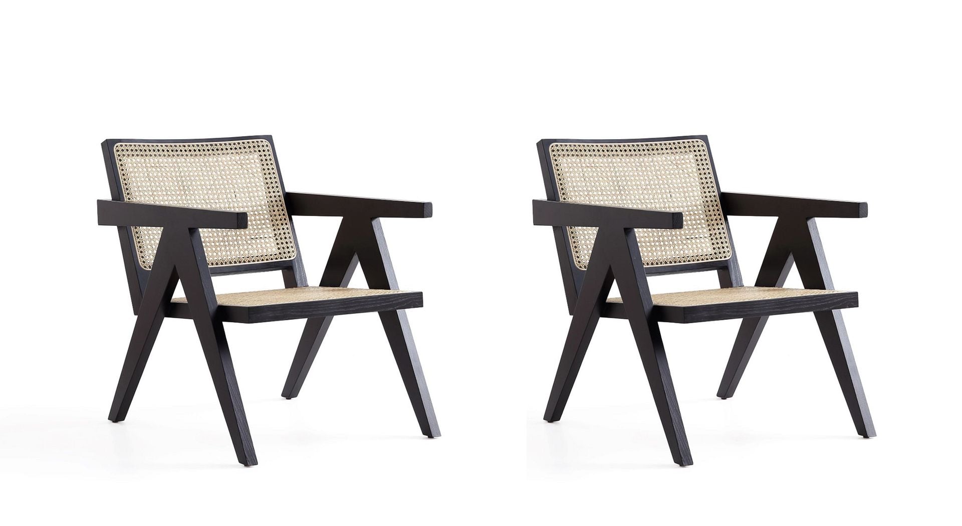 Hamlet Cane Accent Chair - Set of 2 - East Shore Modern Home Furnishings