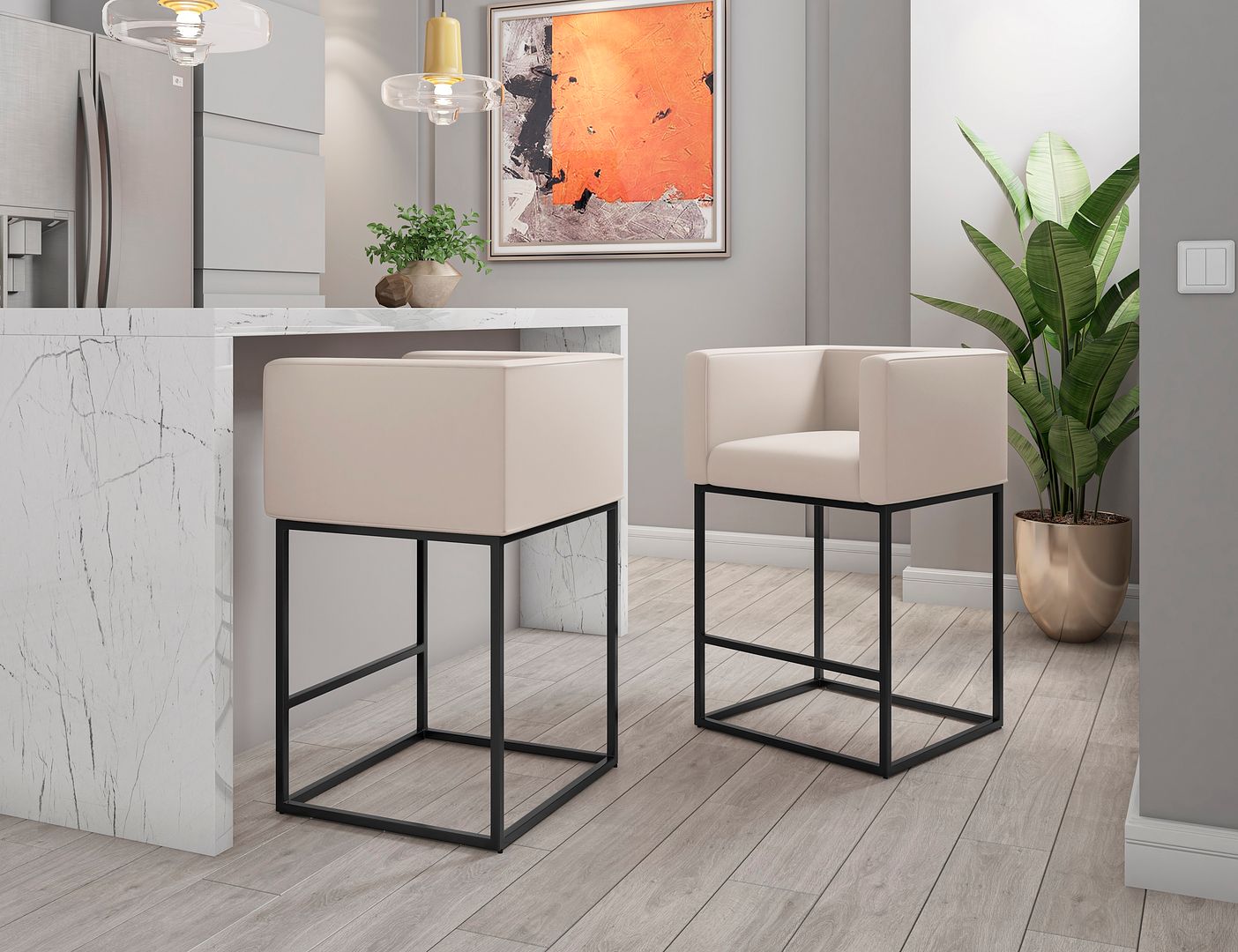 Embassy Counter Stool - Set of 3 - East Shore Modern Home Furnishings