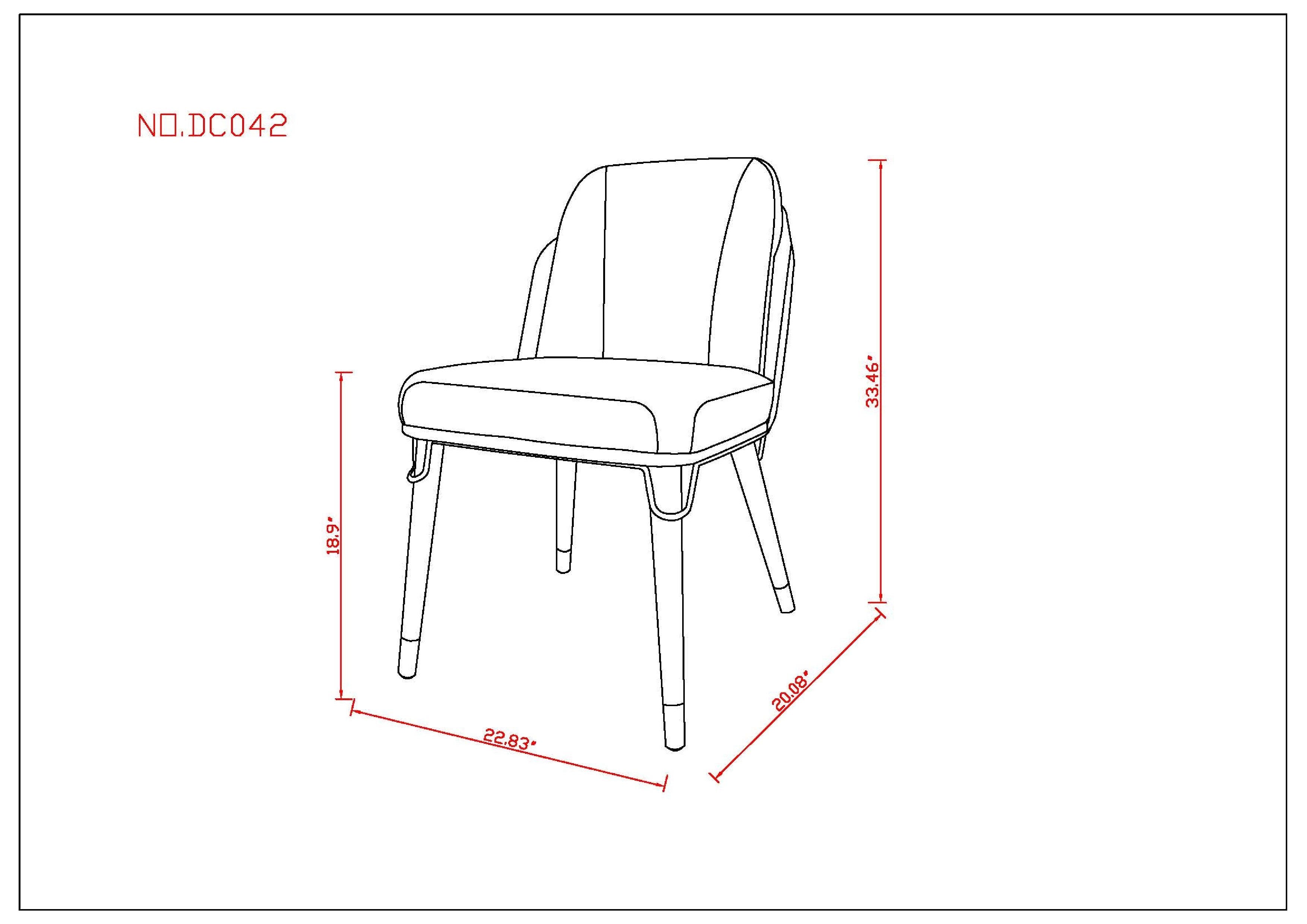 Estelle Dining Chair - Set of 2 - East Shore Modern Home Furnishings