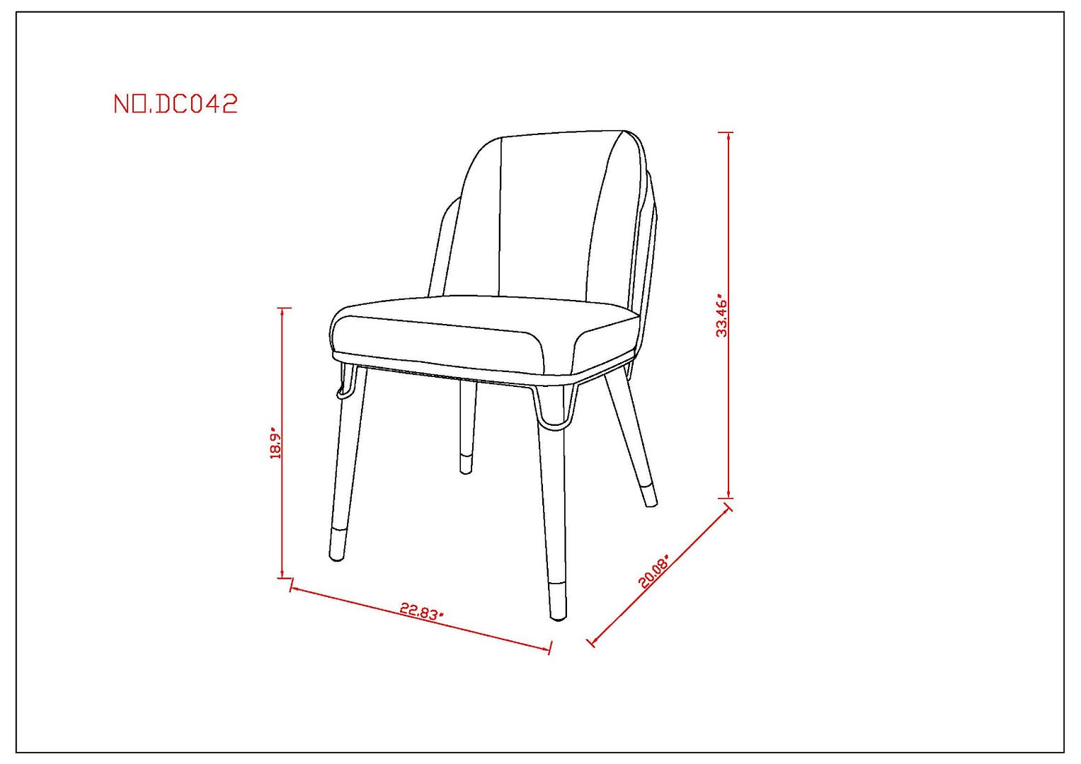 Estelle Dining Chair - Set of 2 - East Shore Modern Home Furnishings