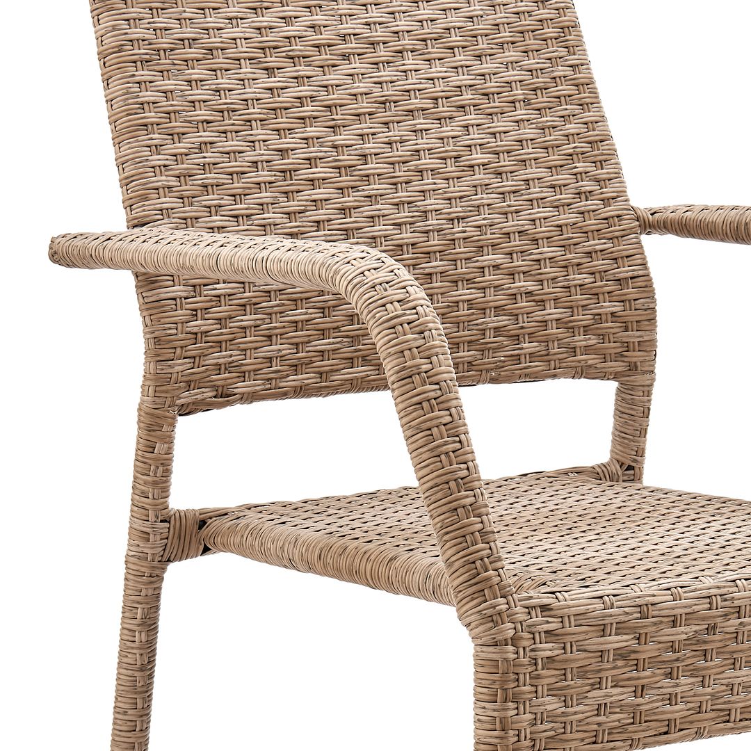 2-Piece Genoa Patio Dining Armchair - East Shore Modern Home Furnishings