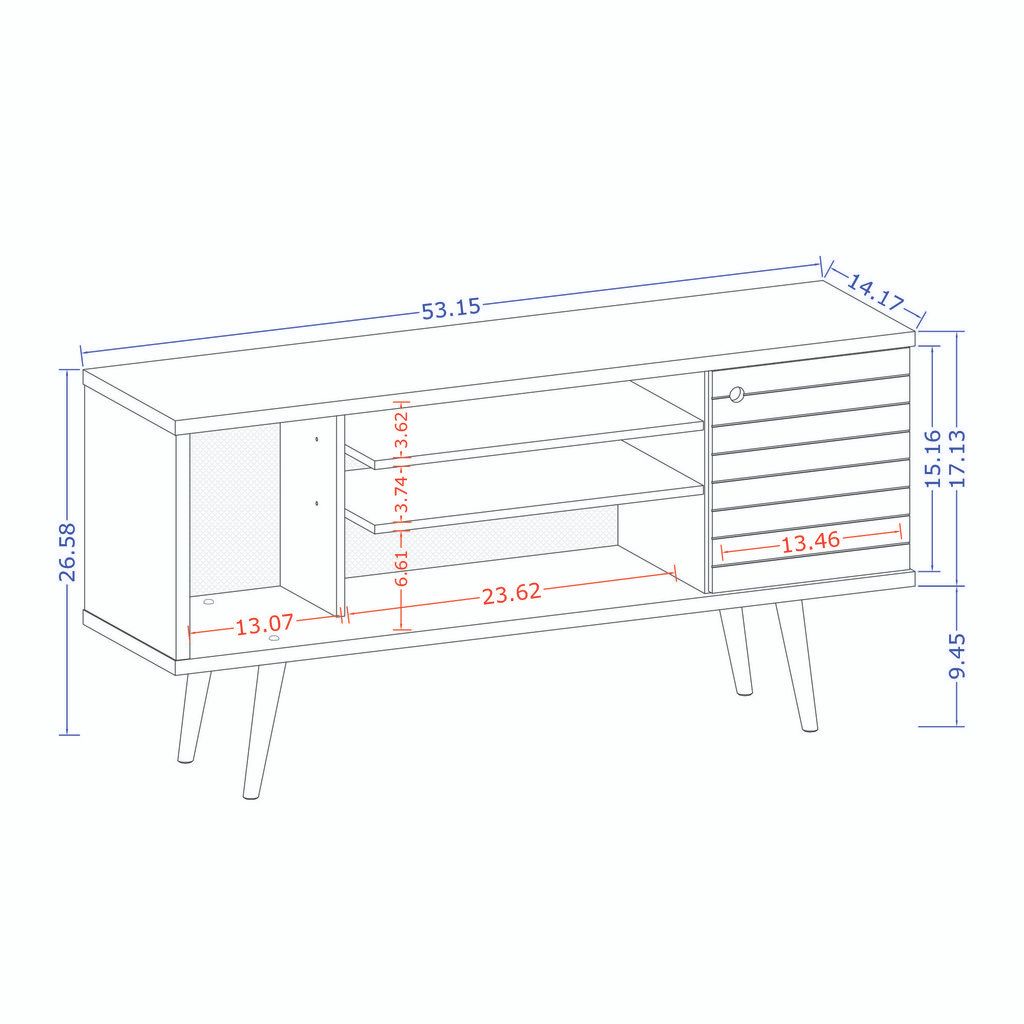 Liberty 53.14" TV Stand - East Shore Modern Home Furnishings