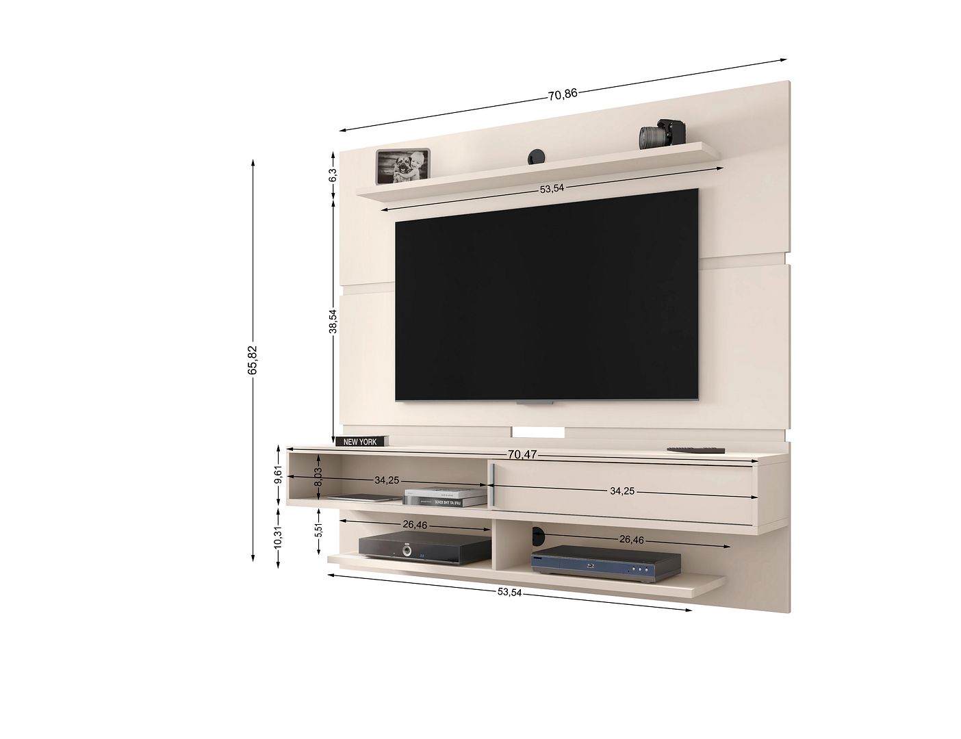 Astor 70.86" Floating Entertainment Center 2.0