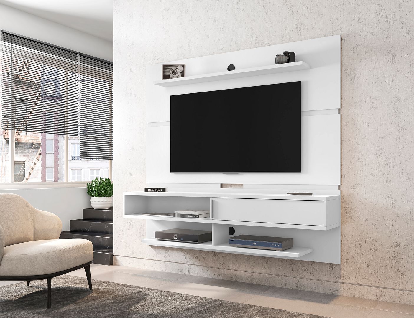 Astor 70.86" Floating Entertainment Center 2.0