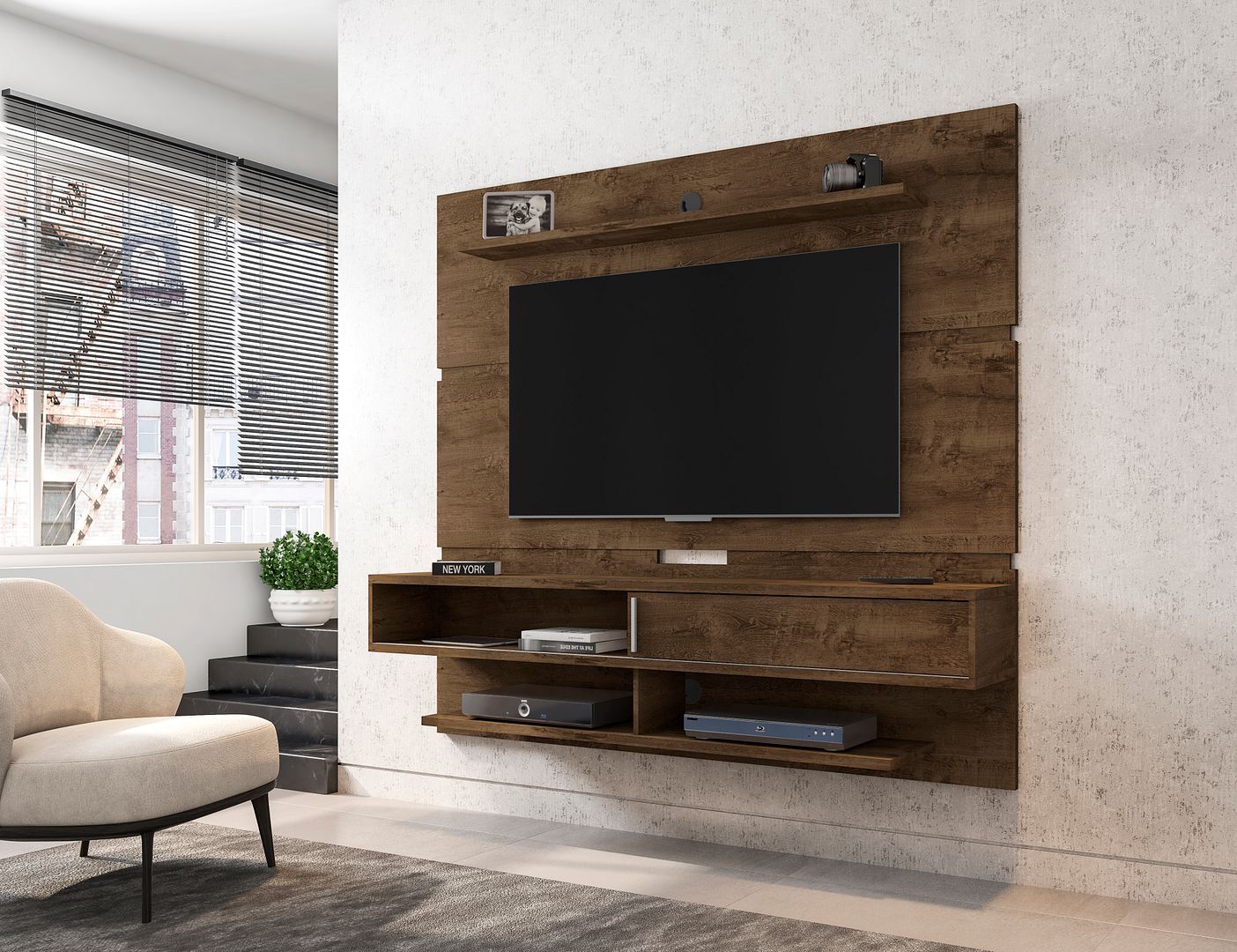Astor 70.86" Floating Entertainment Center 2.0