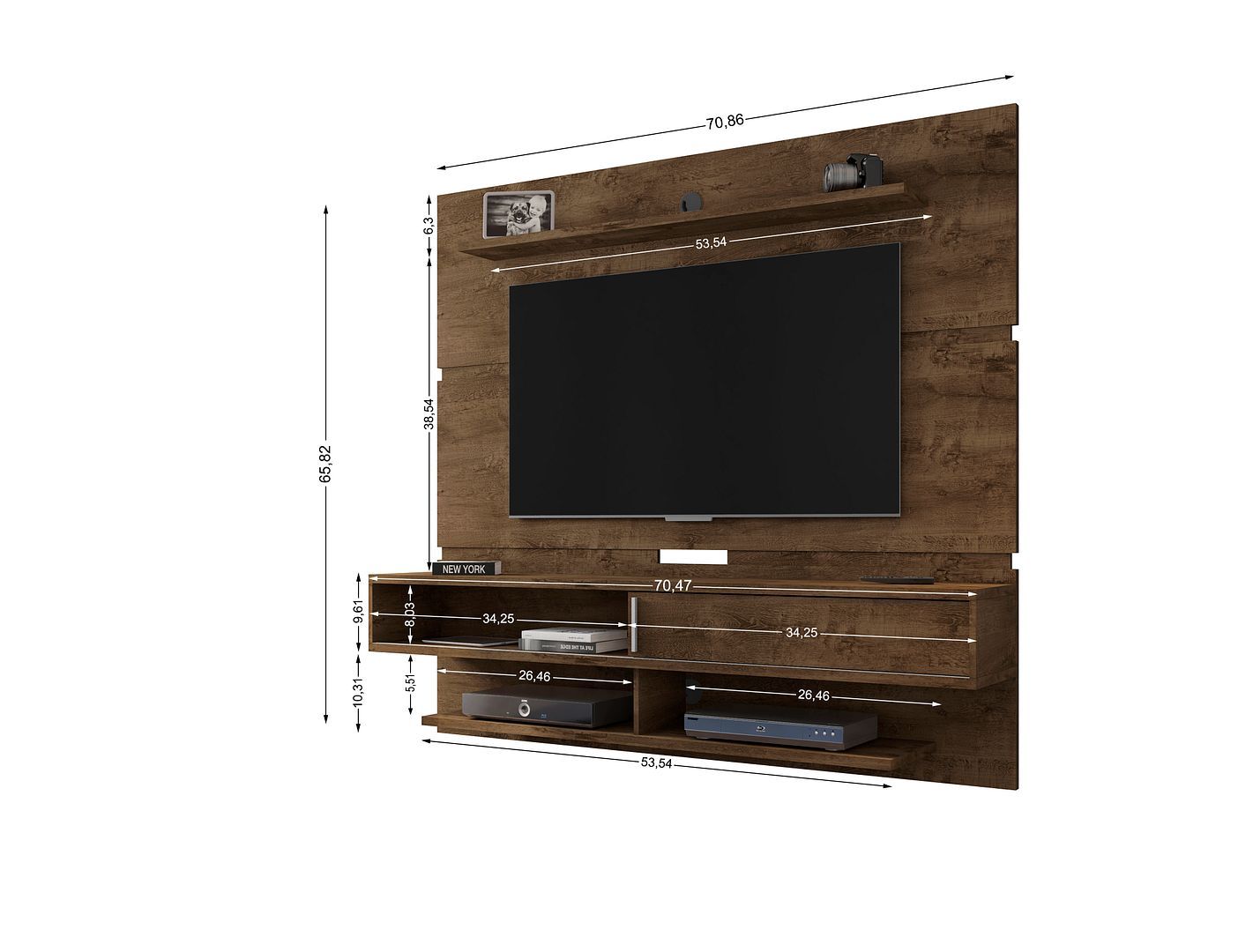 Astor 70.86" Floating Entertainment Center 2.0