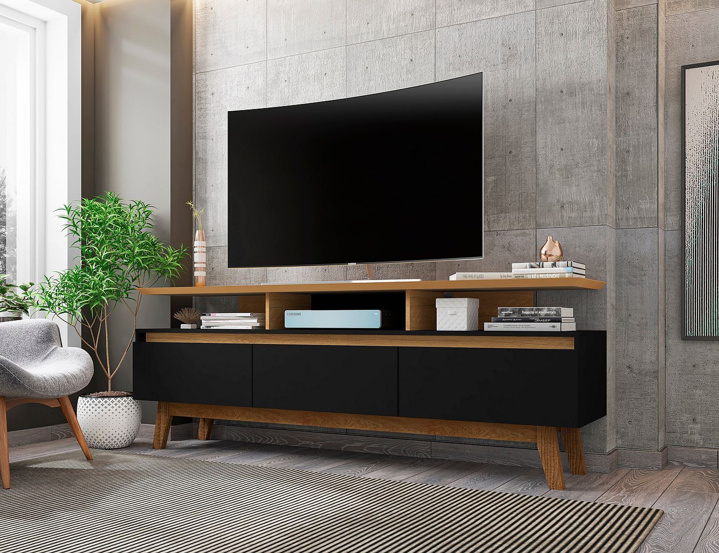 Yonkers 70.86" TV Stand - East Shore Modern Home Furnishings