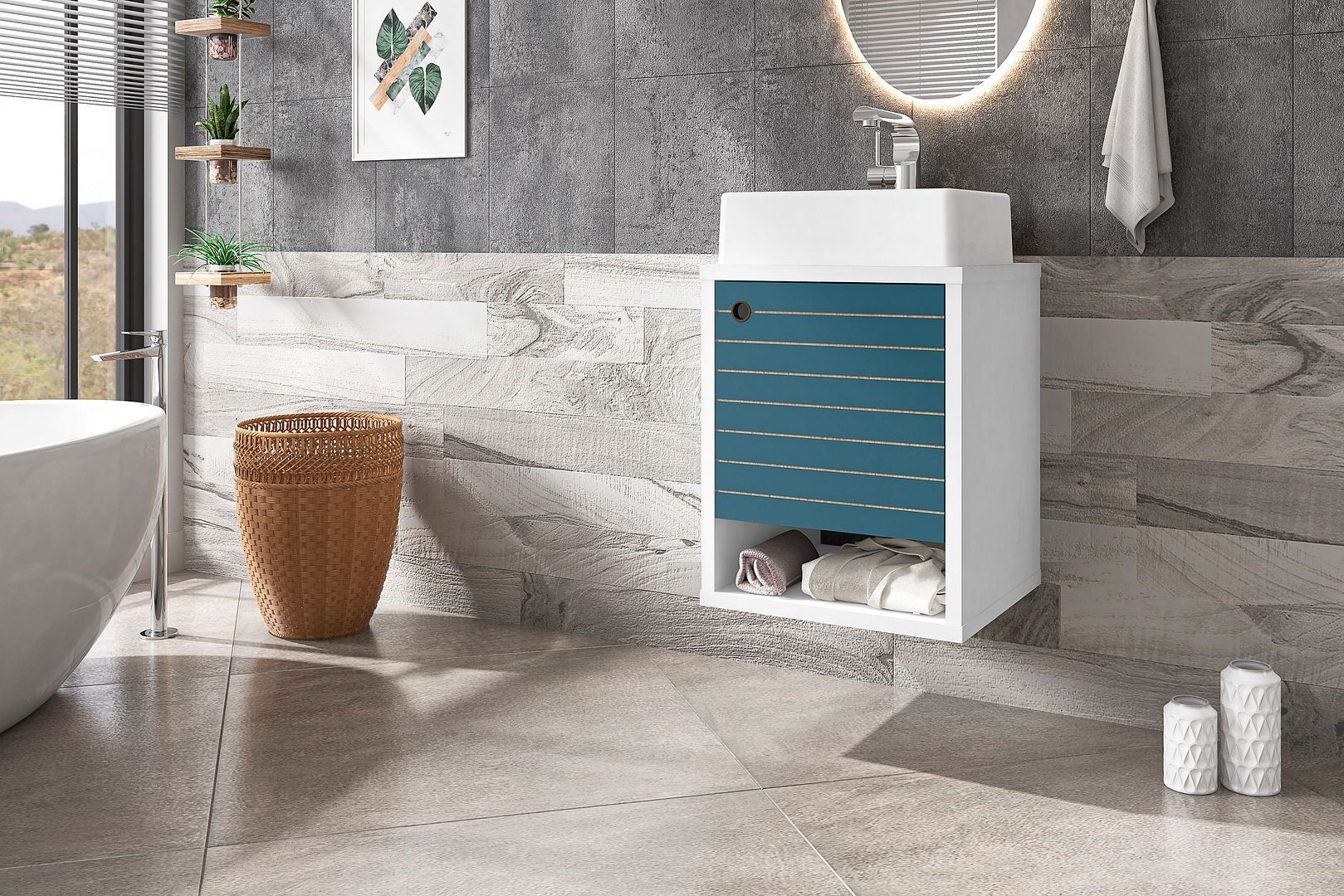 Liberty Floating 17.71" Bathroom Vanity Sink - East Shore Modern Home Furnishings