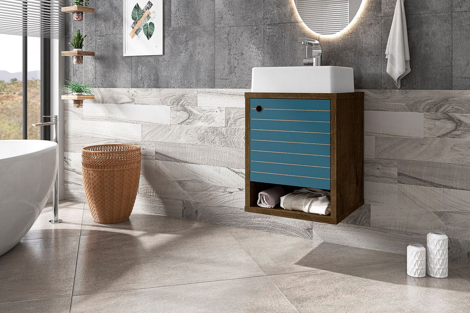 Liberty Floating 17.71" Bathroom Vanity Sink - East Shore Modern Home Furnishings