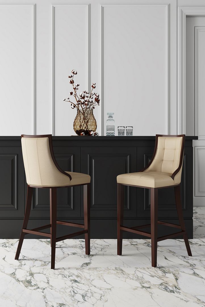 Fifth Avenue Bar Stool -Set of 3 - East Shore Modern Home Furnishings