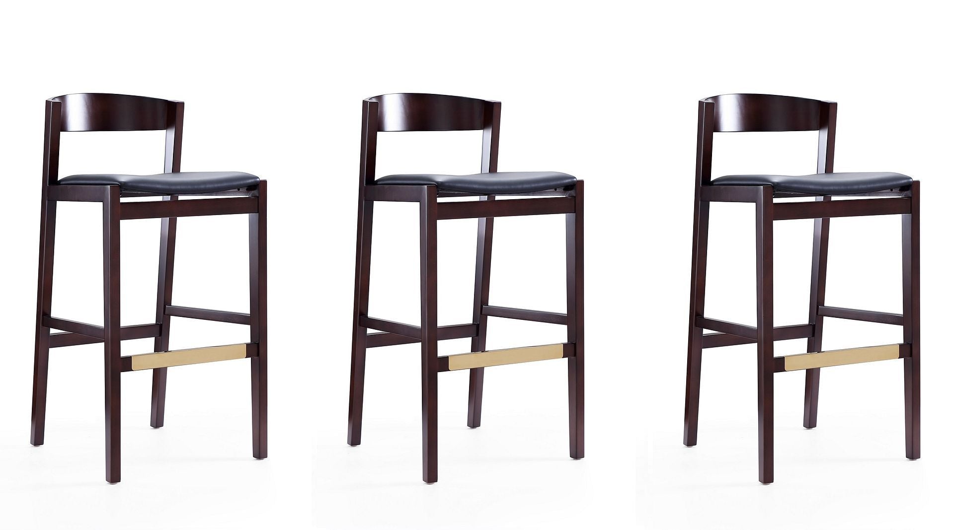 Klismos Barstool - Set of 3 - East Shore Modern Home Furnishings