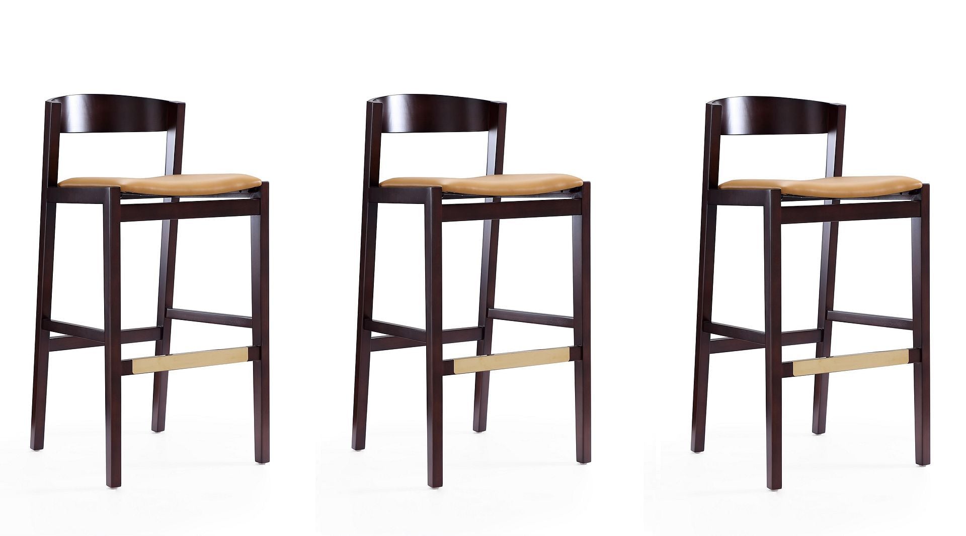 Klismos Barstool - Set of 3 - East Shore Modern Home Furnishings