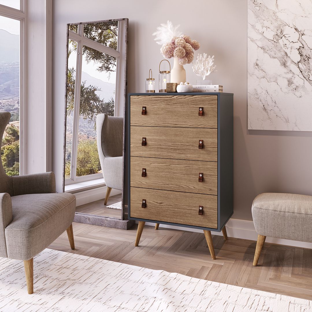 Amber Tall Dresser - East Shore Modern Home Furnishings