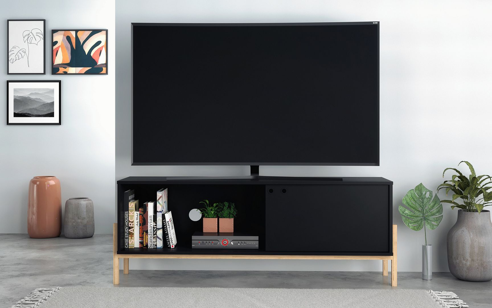 Bowery 55.12" TV Stand - East Shore Modern Home Furnishings