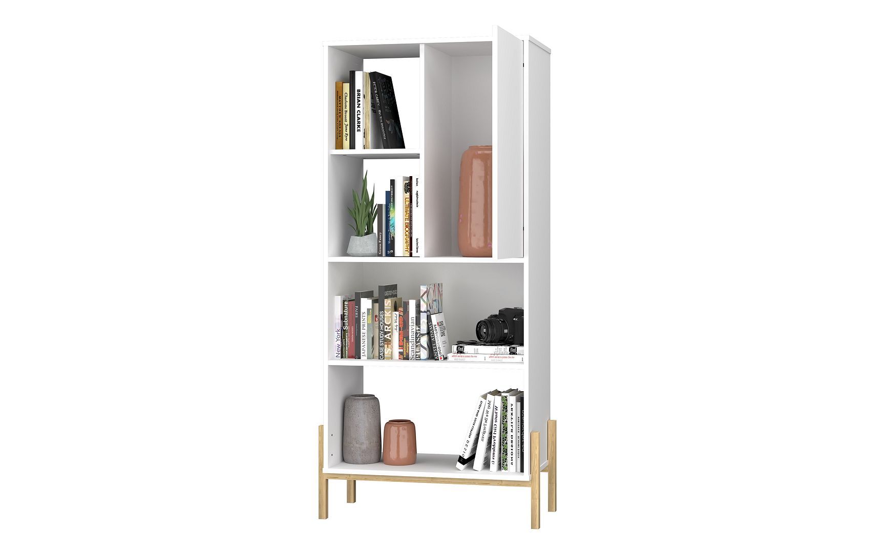 Bowery Bookcase - East Shore Modern Home Furnishings