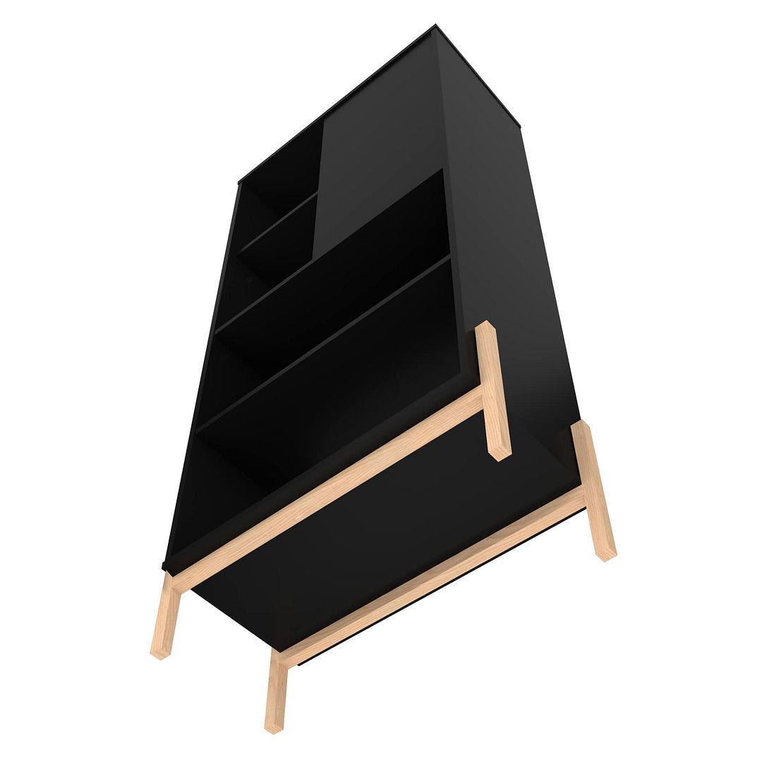 Bowery Bookcase - East Shore Modern Home Furnishings