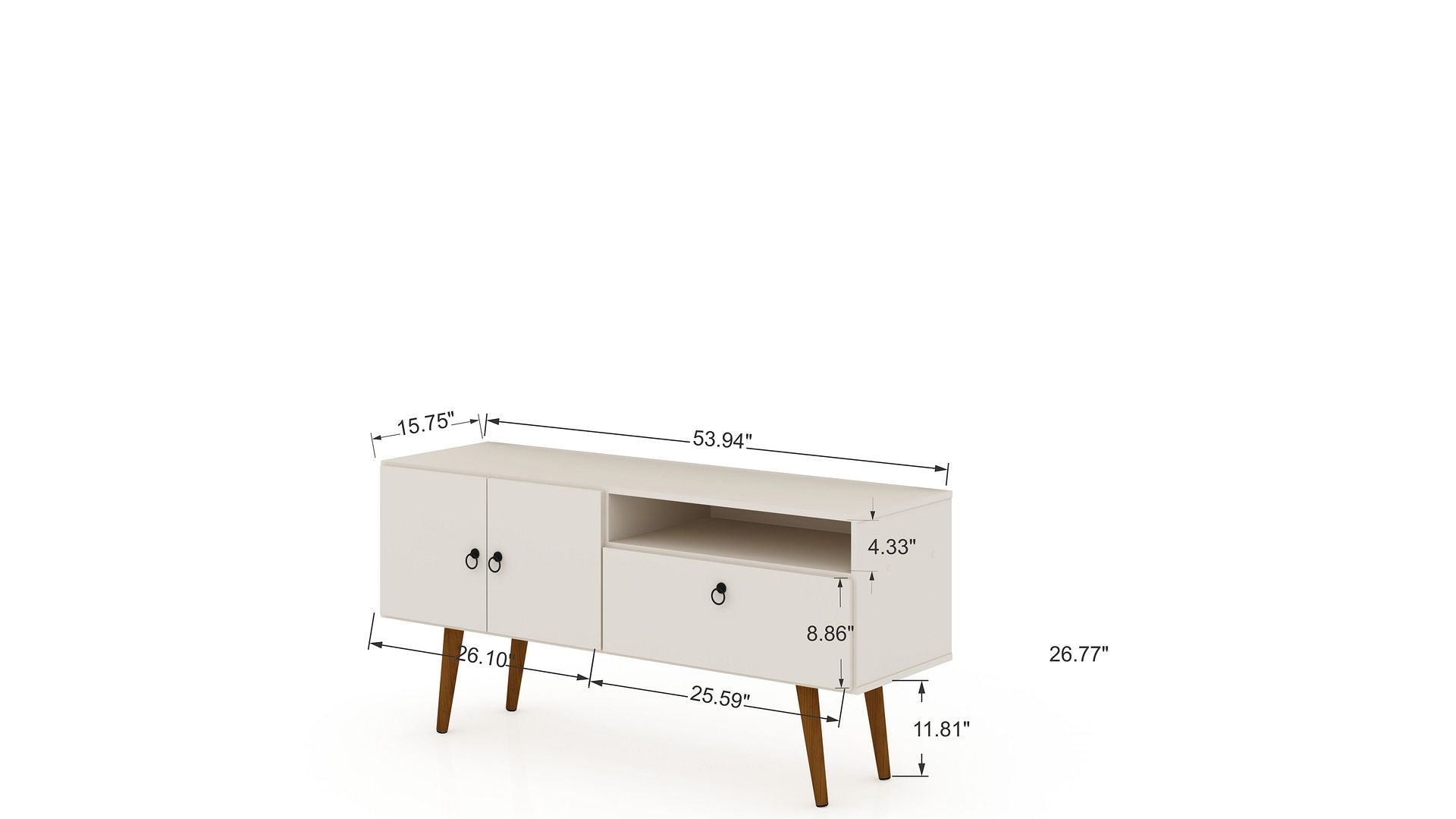 Tribeca 53.94" TV Stand - East Shore Modern Home Furnishings