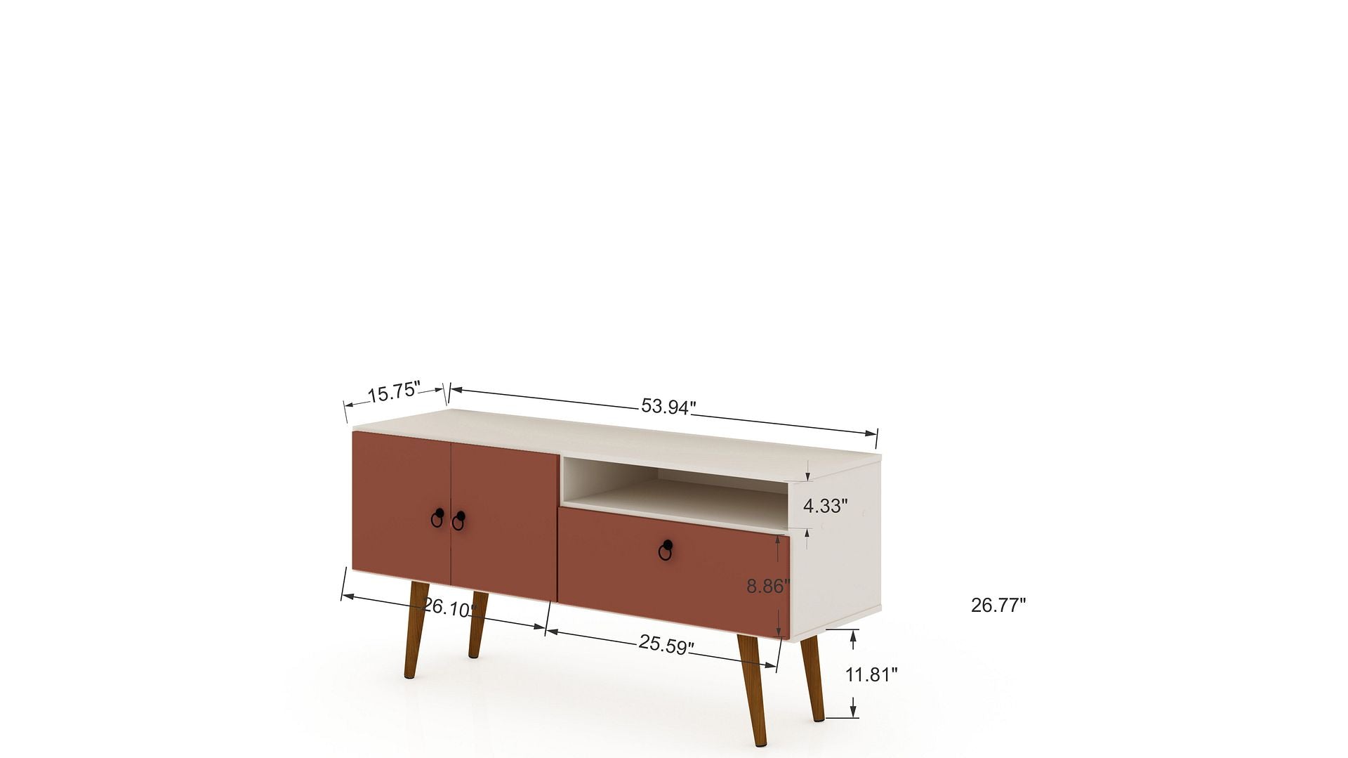 Tribeca 53.94" TV Stand - East Shore Modern Home Furnishings