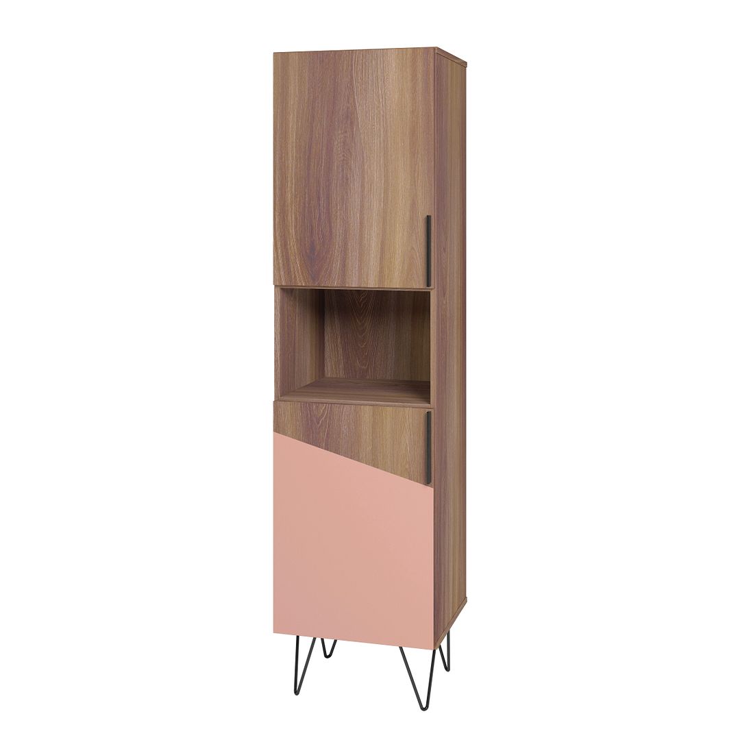 Beekman 17.51" Narrow Bookcase Cabinet - East Shore Modern Home Furnishings