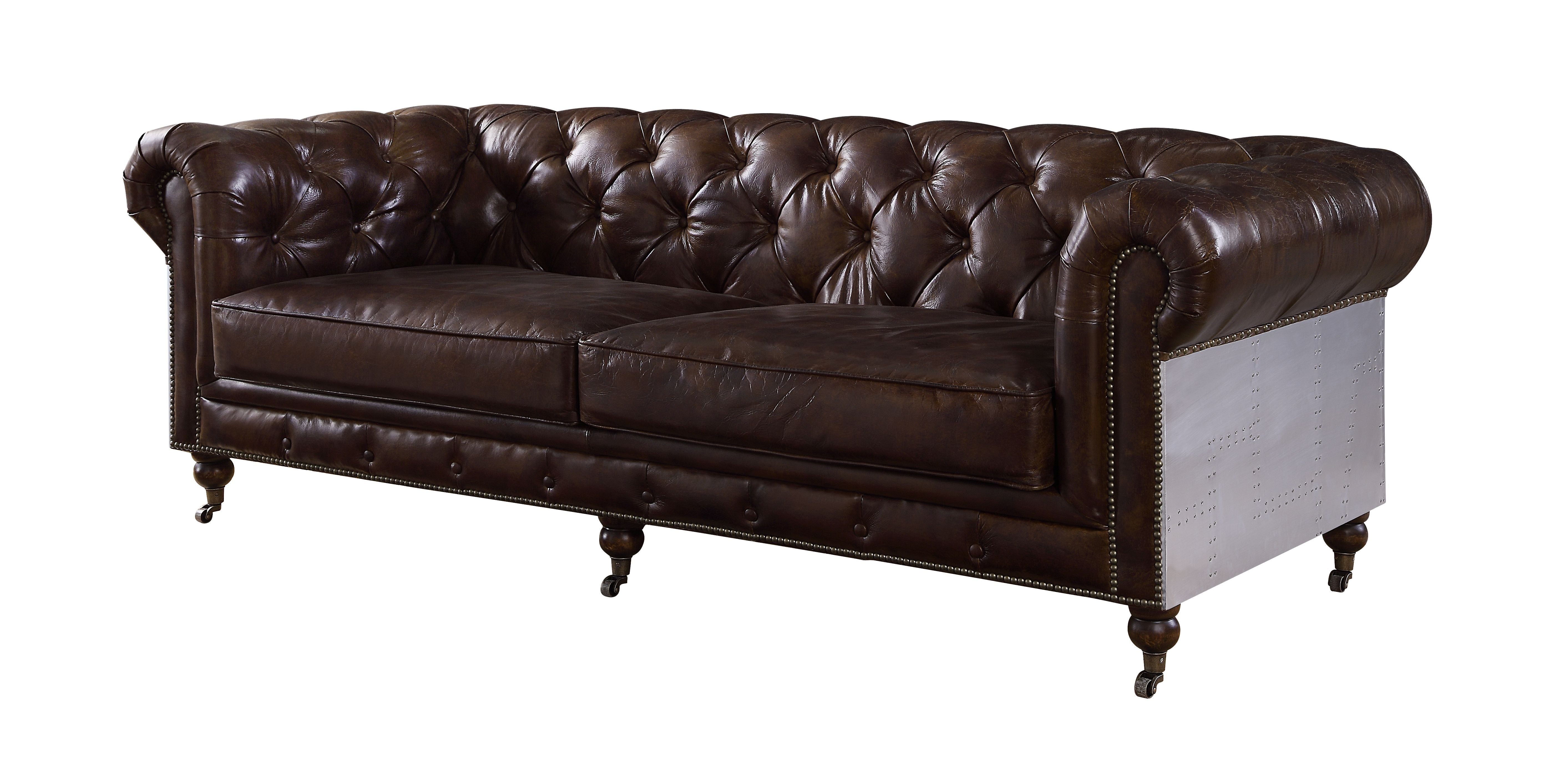 Aberdeen Top Grain Leather Sofa - East Shore Modern Home Furnishings