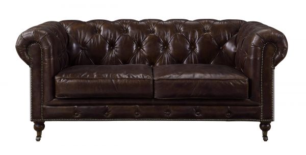 Aberdeen Top Grain Leather Loveseat - East Shore Modern Home Furnishings