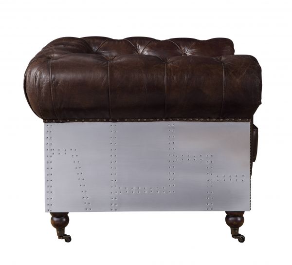 Aberdeen Top Grain Leather Loveseat - East Shore Modern Home Furnishings