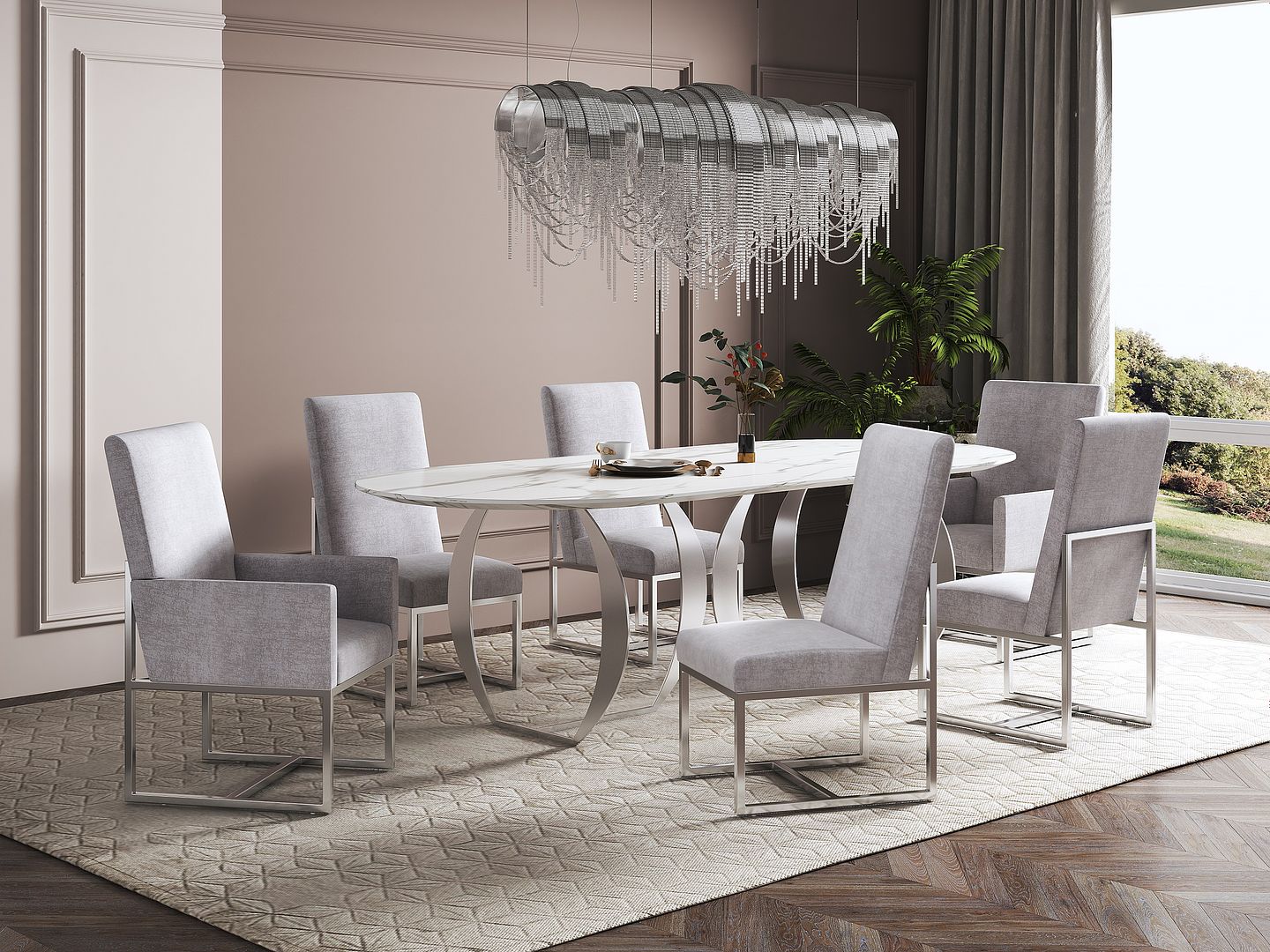 Element 8-Piece Dining Chairs - East Shore Modern Home Furnishings