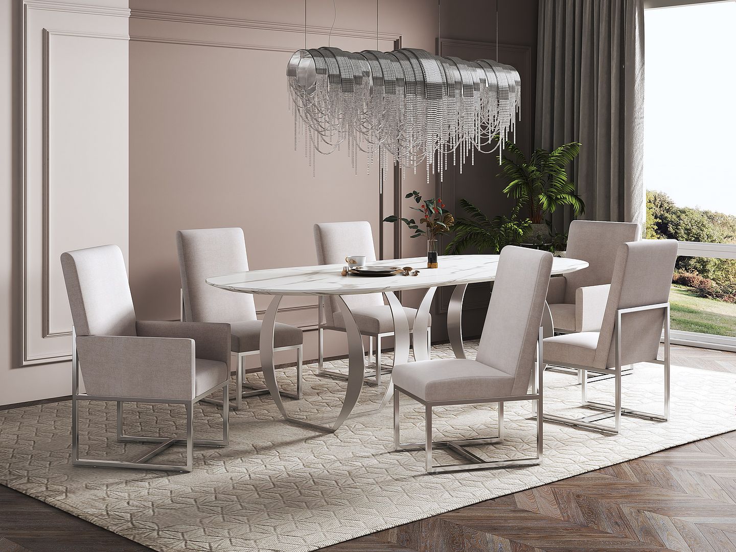 Element 8-Piece Dining Chairs - East Shore Modern Home Furnishings