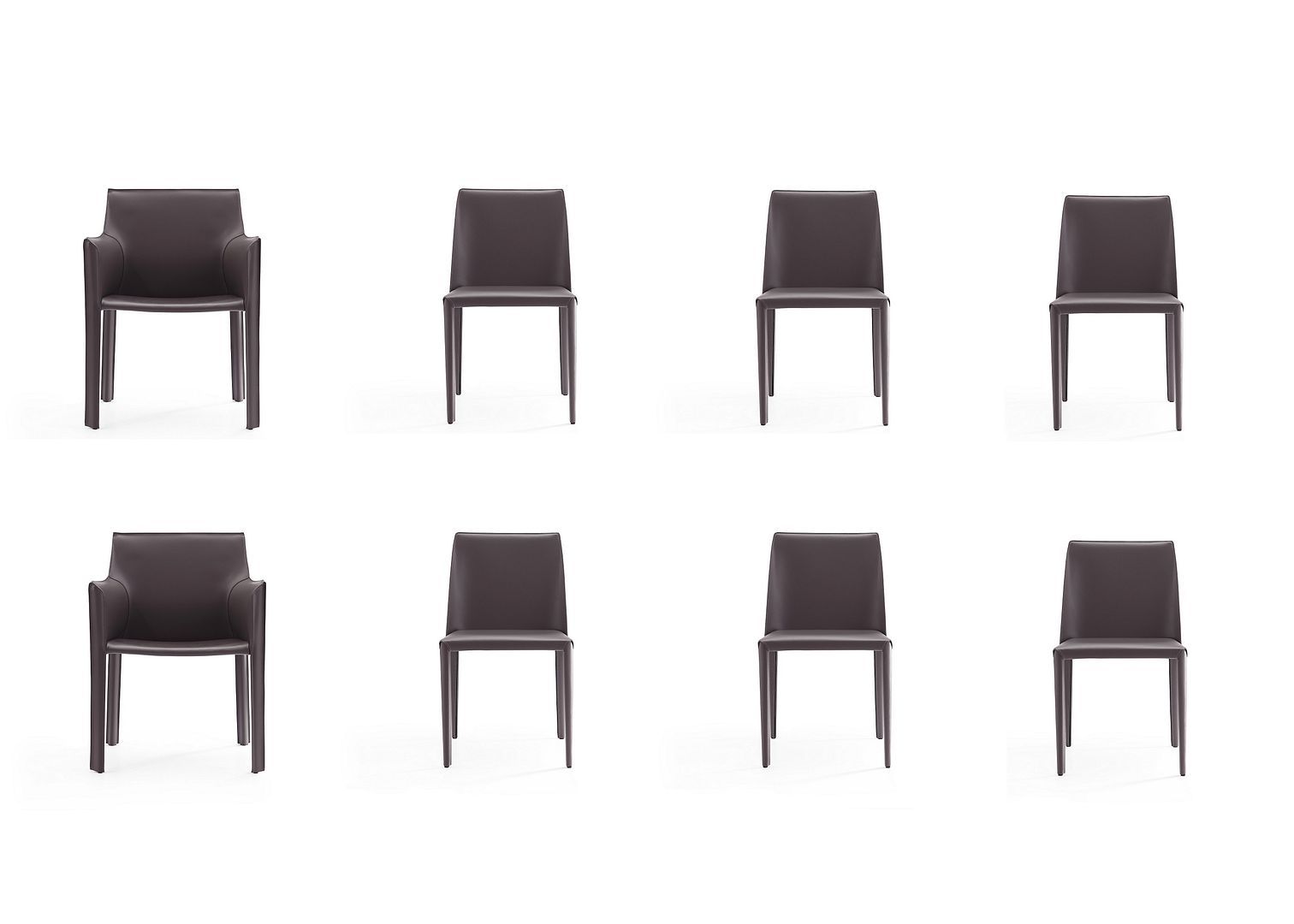 Paris 8-Piece Dining Chairs - East Shore Modern Home Furnishings